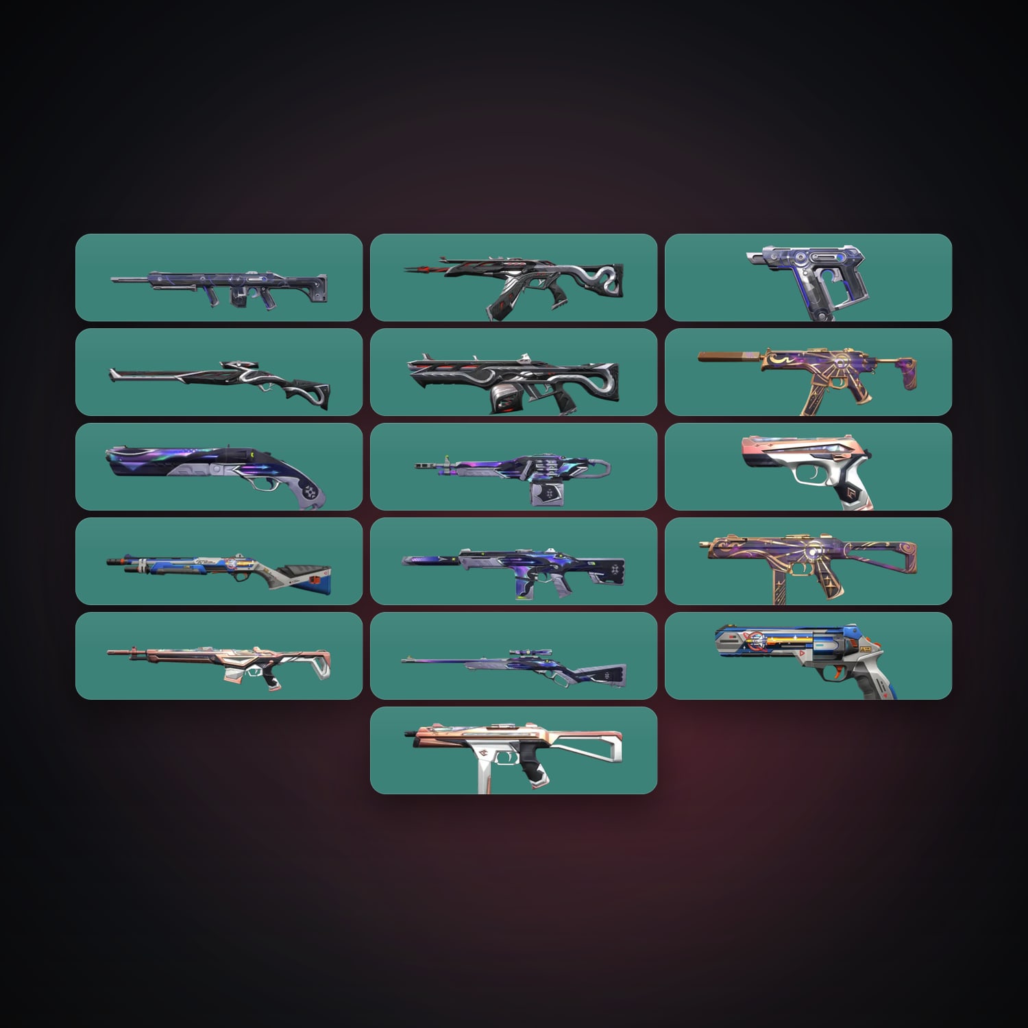 EU Silver 1 locker — 16 skins, lvl 36 — HabibiAccounts
