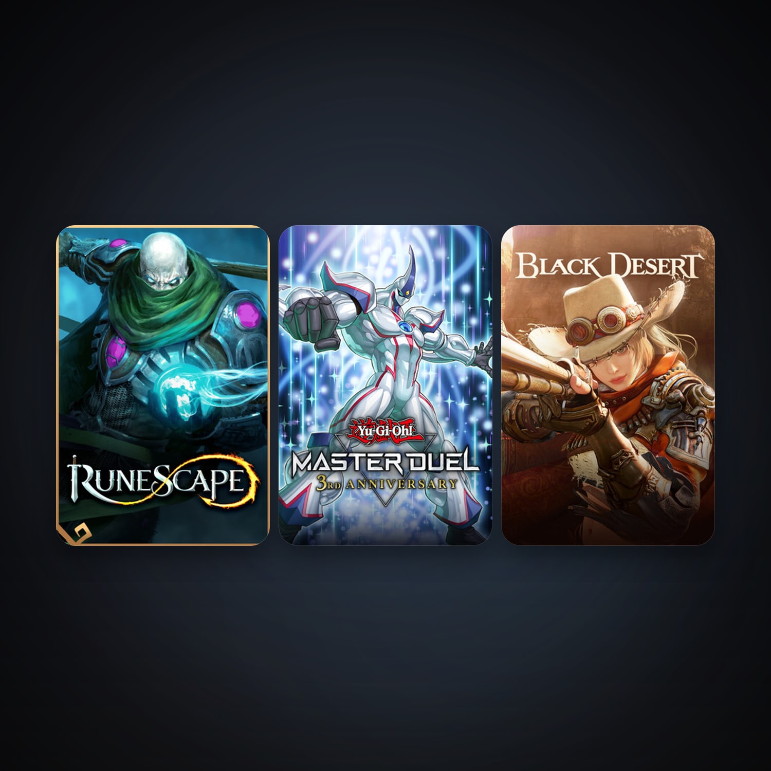 Black Desert Online + RuneScape, 5 games, clean — HabibiAccounts