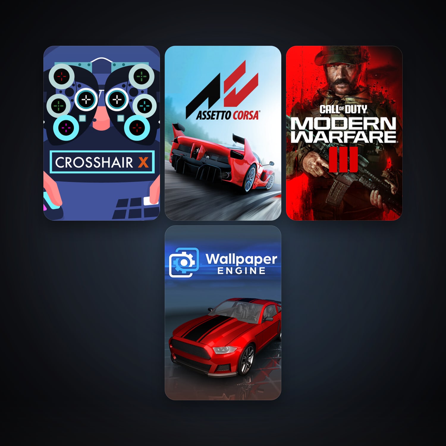 Assetto Corsa + Gang Beasts, 15 games, clean — HabibiAccounts