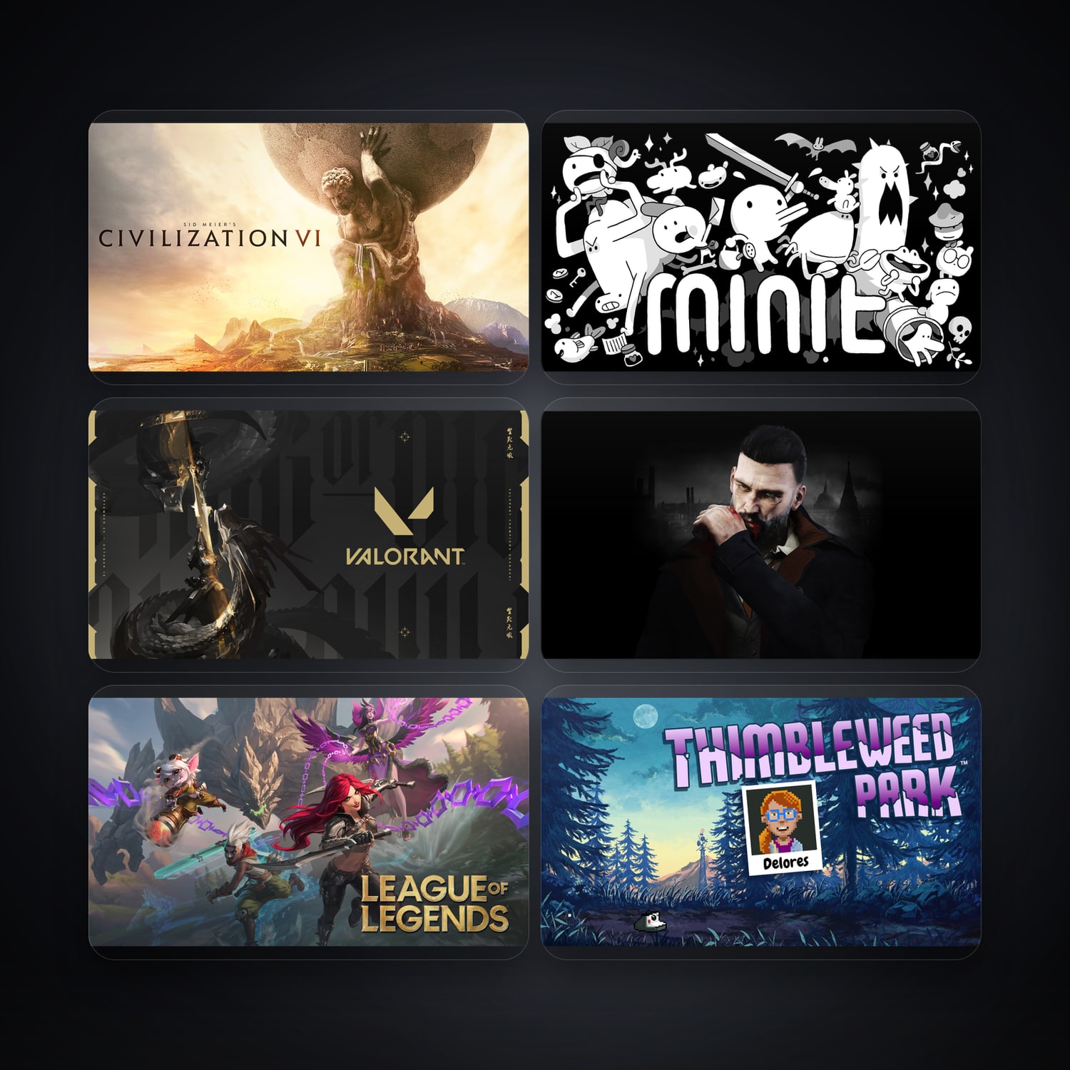 Epic Sid Meier's Civilization VI + Minit — LK — 41 games — HabibiAccounts