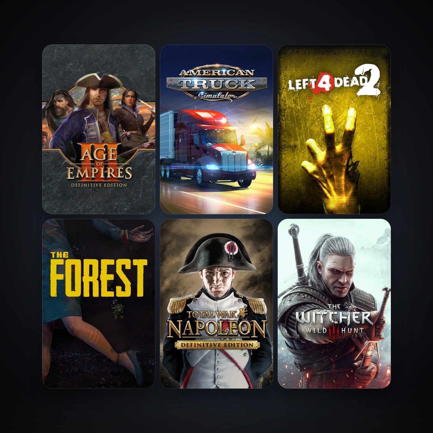 Left 4 Dead 2 + Total War: NAPOLEON - Definitive Edition, 19 games, clean — HabibiAccounts