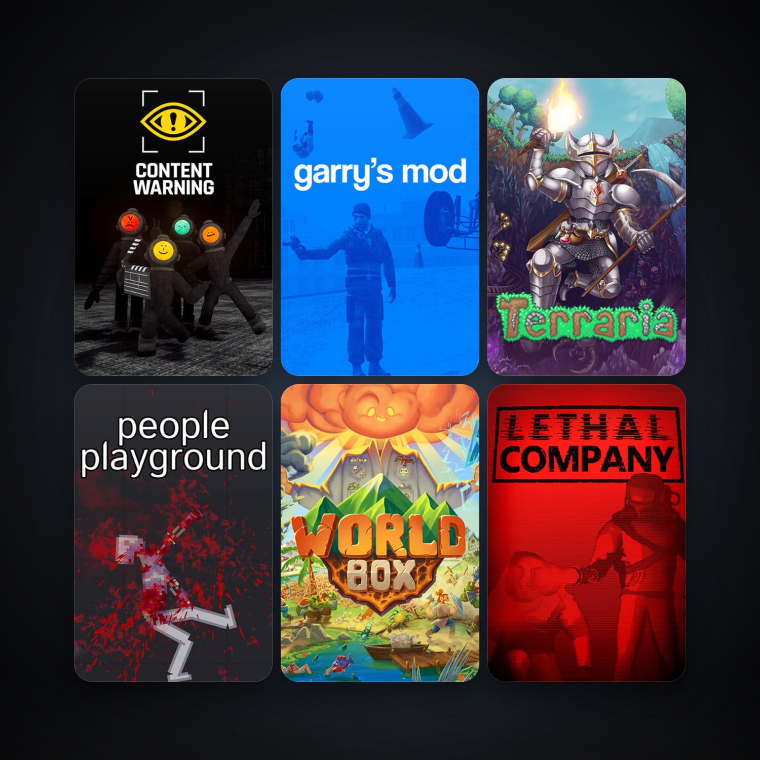 Garry's Mod + Terraria, 15 games, clean — HabibiAccounts