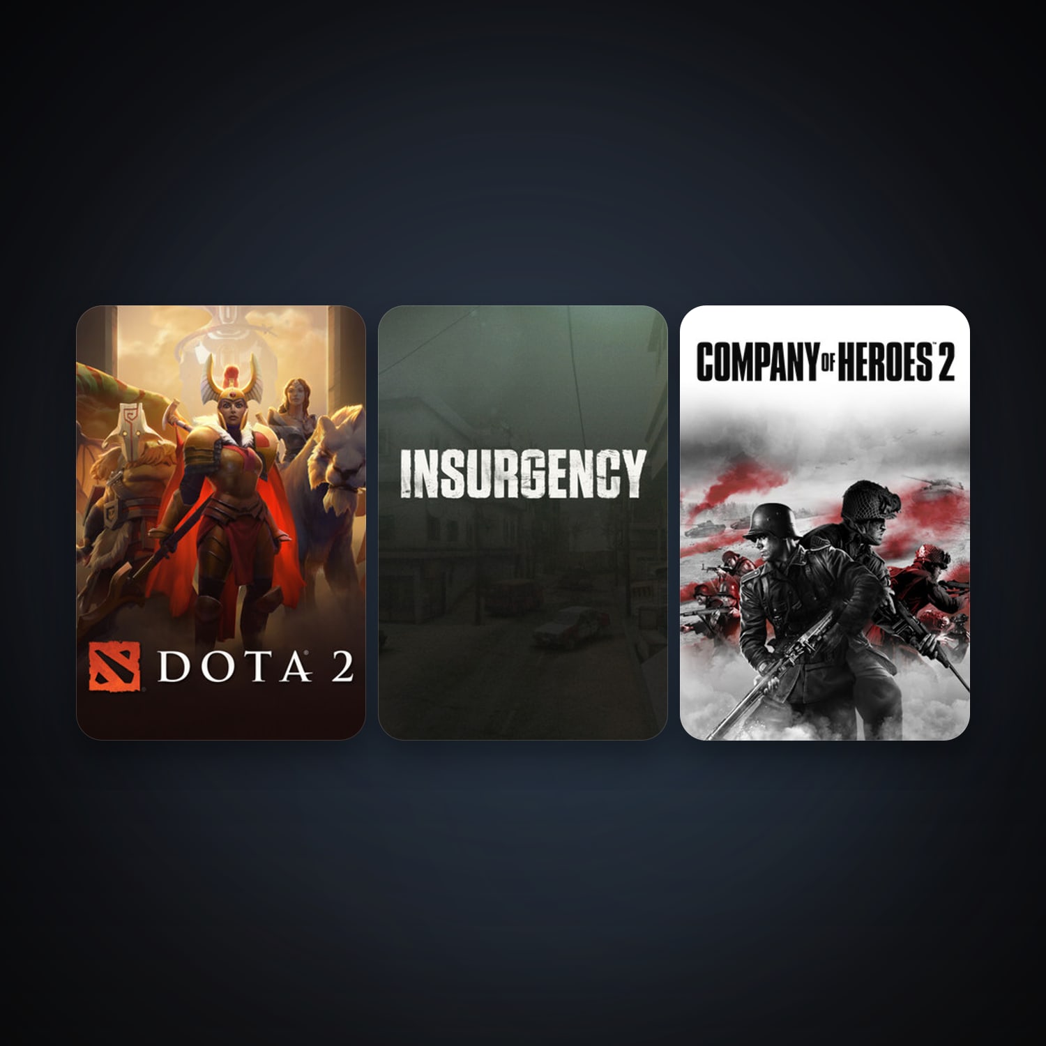 Dota 2 + Insurgency, 4 games, clean — HabibiAccounts