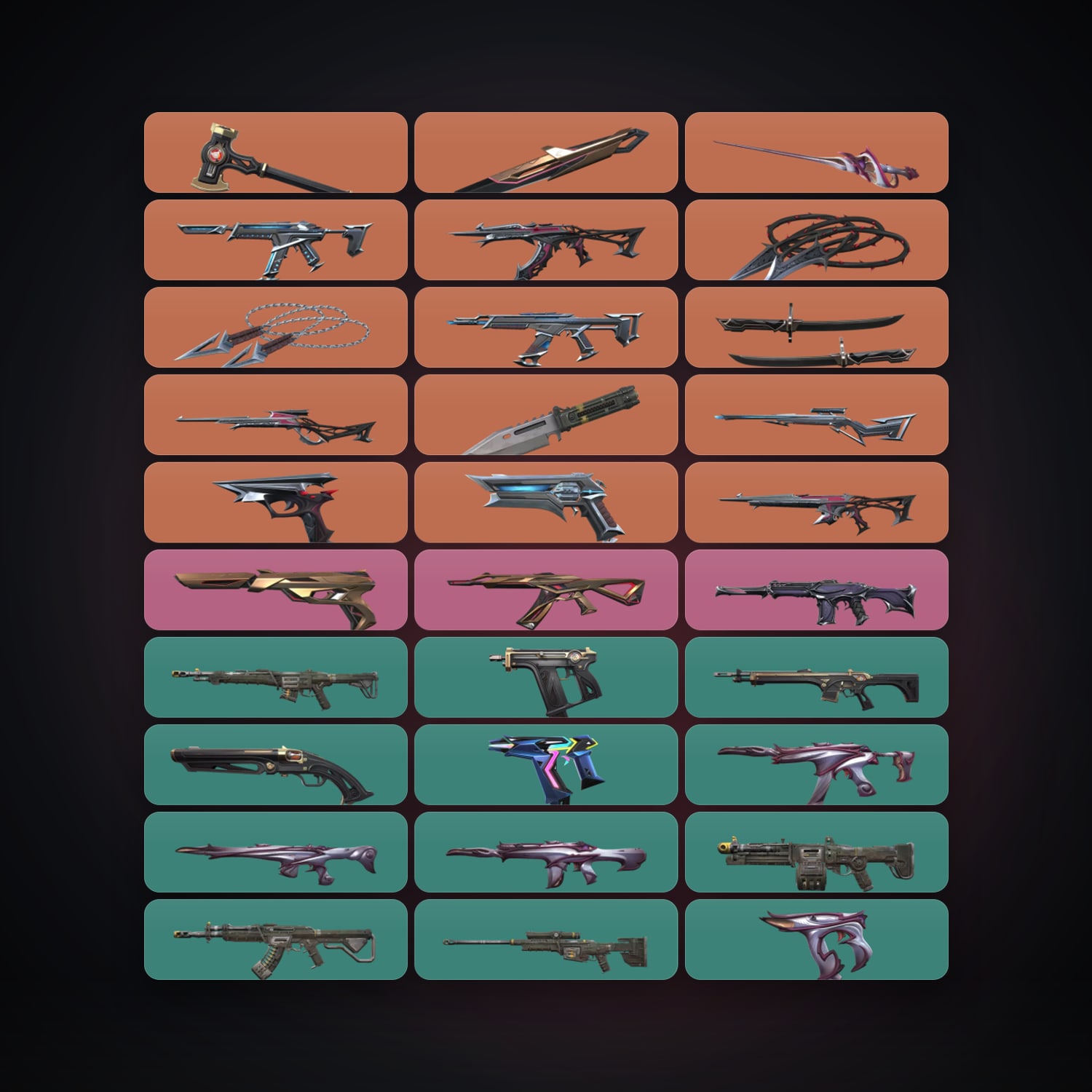 NA Gold 2 locker — 7 knives, 48 skins, lvl 120 — HabibiAccounts