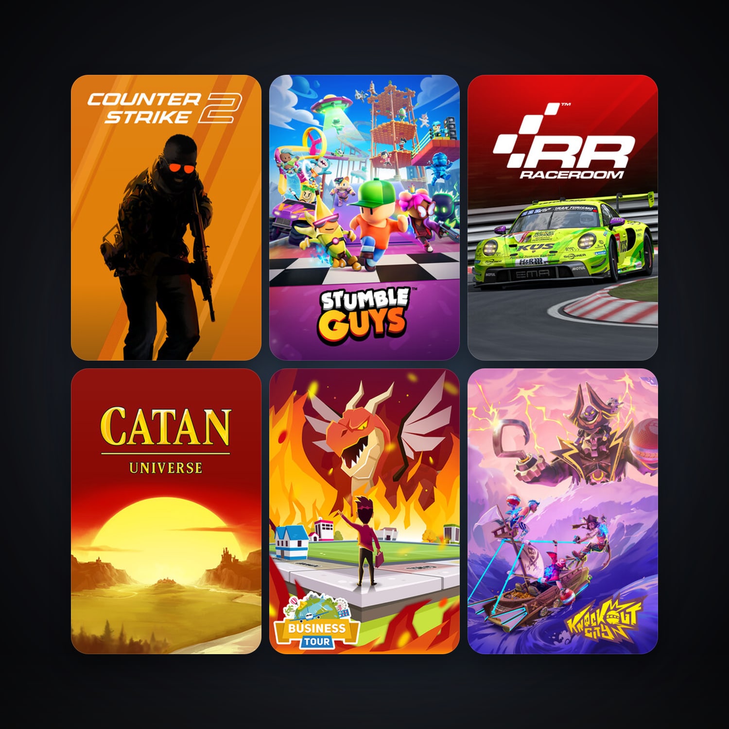 CS2 Prime + RaceRoom Racing Experience, 38 games, clean — HabibiAccounts