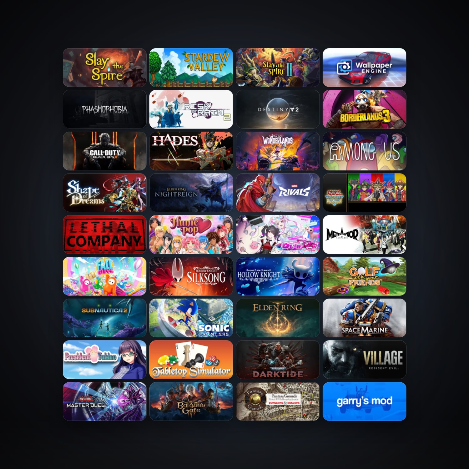 Steam 283 games, Steam 11, clean — HabibiAccounts