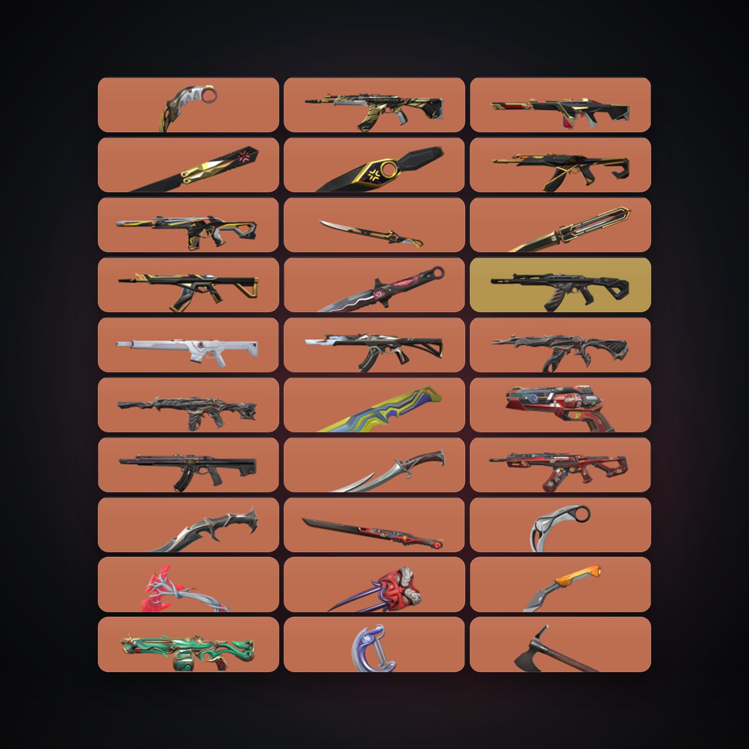NA Diamond 2 locker — 49 knives, 460 skins, lvl 708 · 260097701 — HabibiAccounts