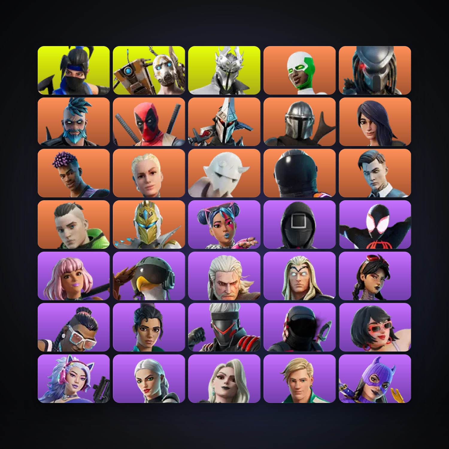 Backlash — Predator — 262 skins — 200 V-Bucks — lvl 2618 — HabibiAccounts