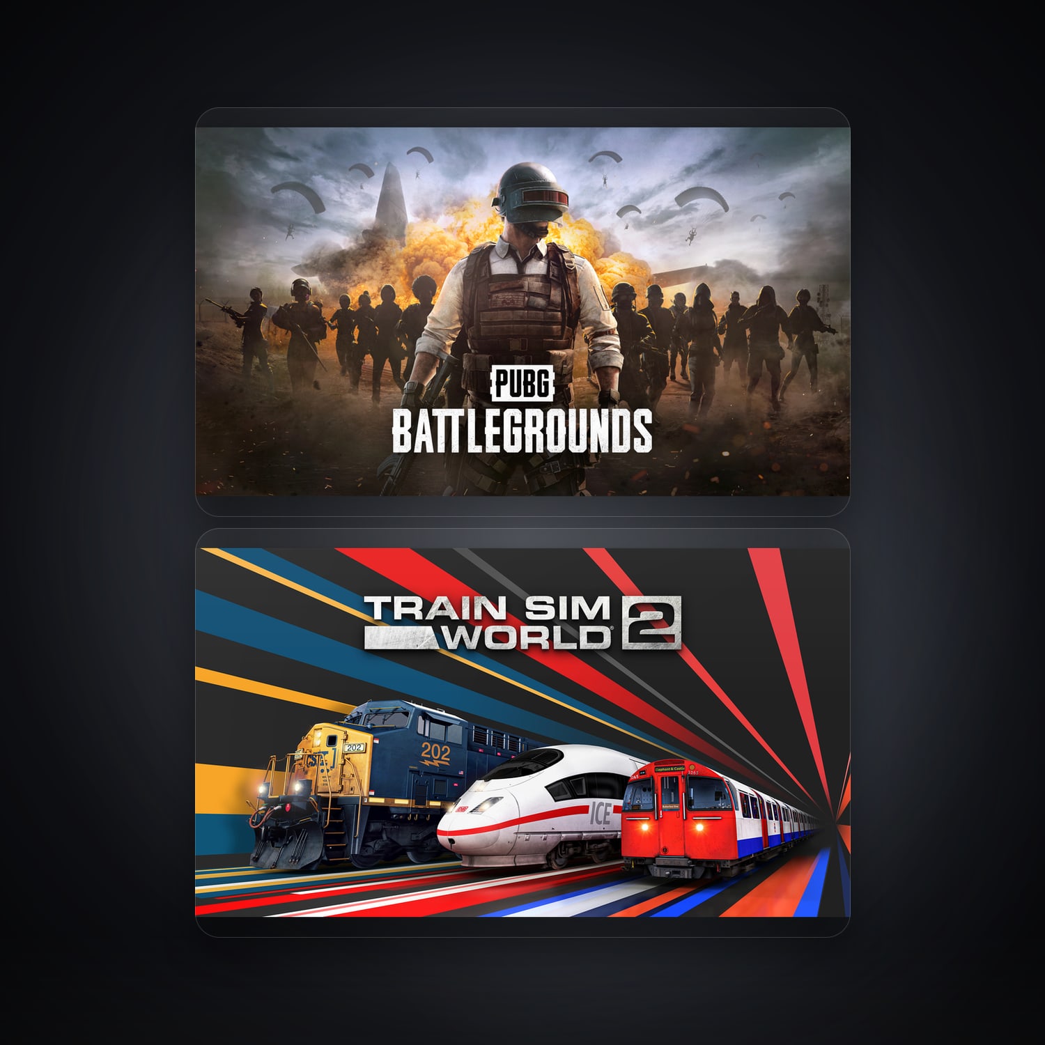 Epic PUBG: BATTLEGROUNDS + Train Sim World 2 — IN — HabibiAccounts