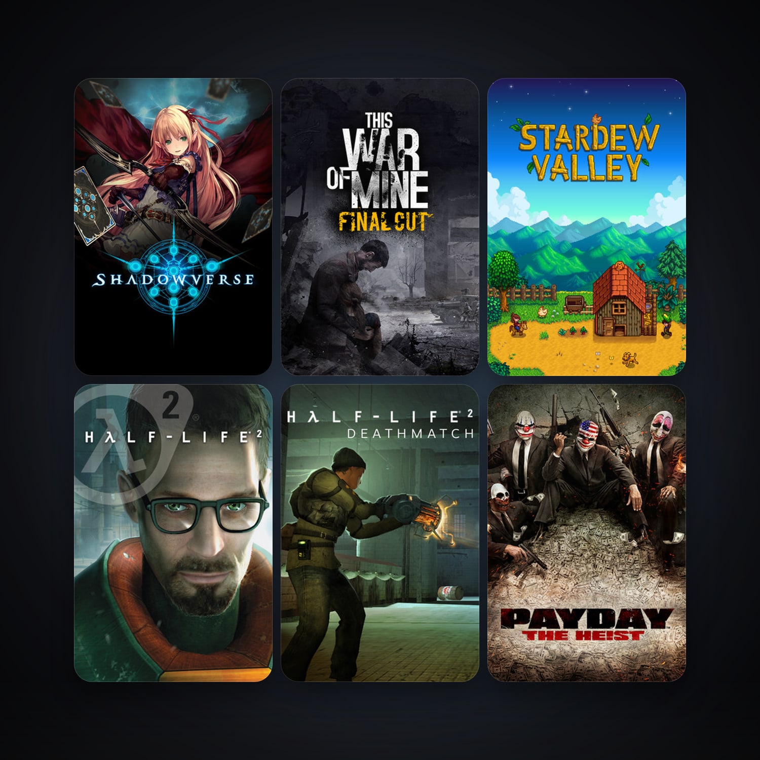 Half-Life 2 + Half-Life 2: Deathmatch, 111 games, Steam 10, clean — HabibiAccounts