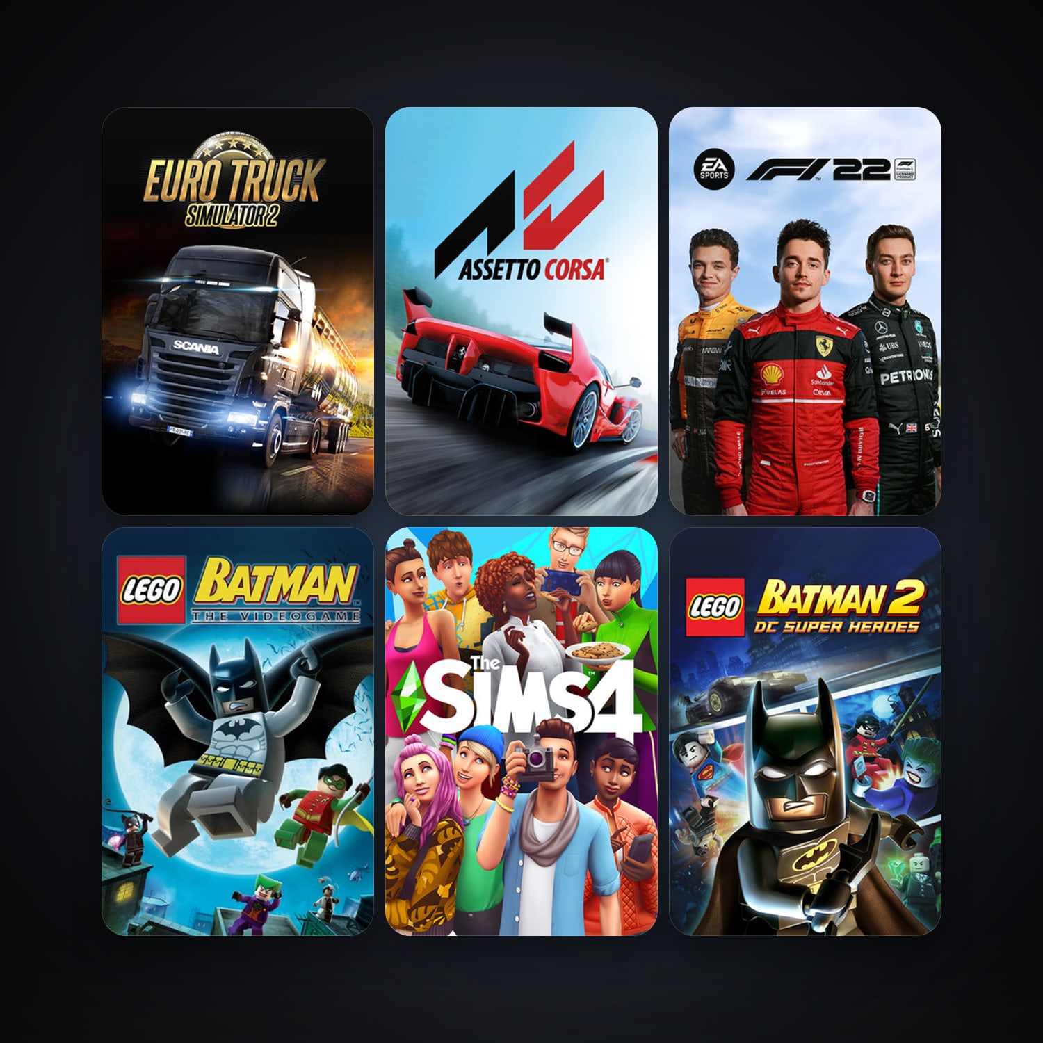 LEGO Batman: The Videogame + LEGO Batman 2: DC Super Heroes, 11 games, clean — HabibiAccounts