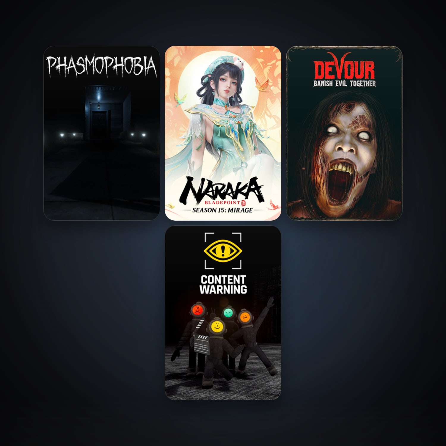 Don't Starve Together + Phasmophobia, 5 games, clean — HabibiAccounts