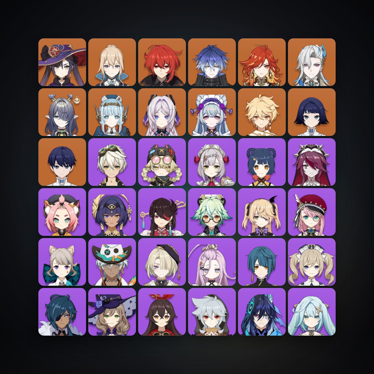 Genshin Impact | AR 57 | 52 Chars | 10× 5★ — Genshin / miHoYo Account — HabibiAccounts