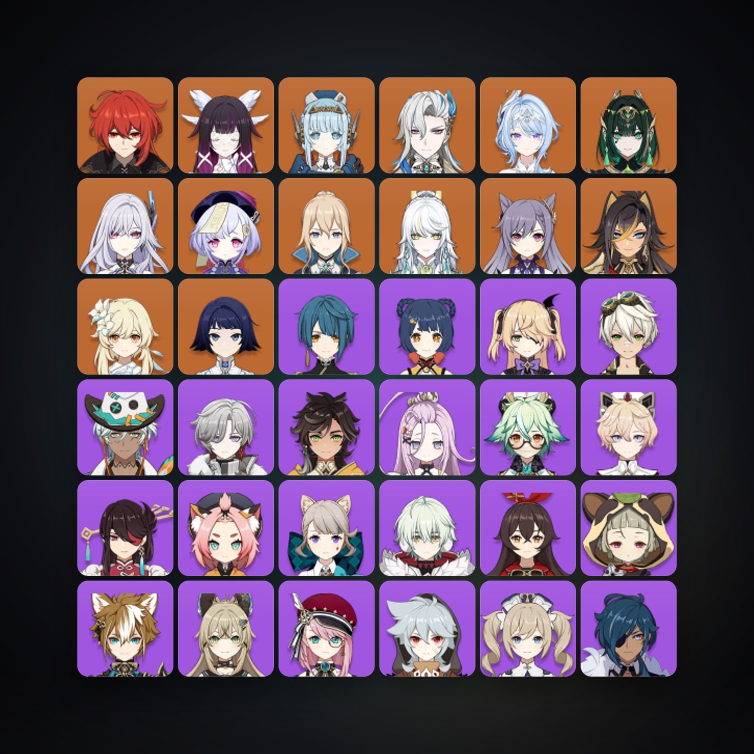 Genshin Impact | AR 56 | 46 Chars | 12× 5★ — Genshin / miHoYo Account — HabibiAccounts