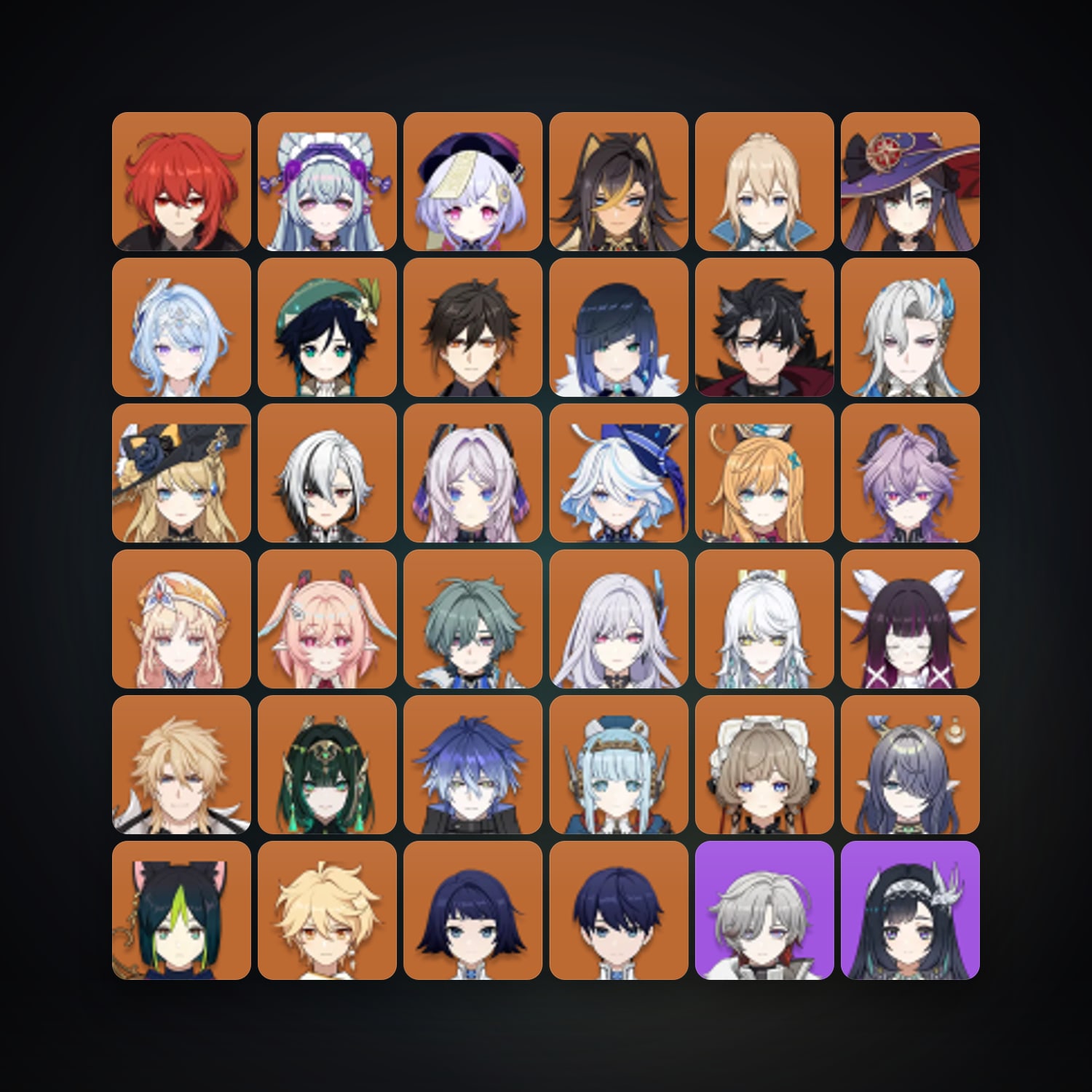 جينشن إمباكت | AR 60 | 85 شخصية | 31× 5★ — HabibiAccounts