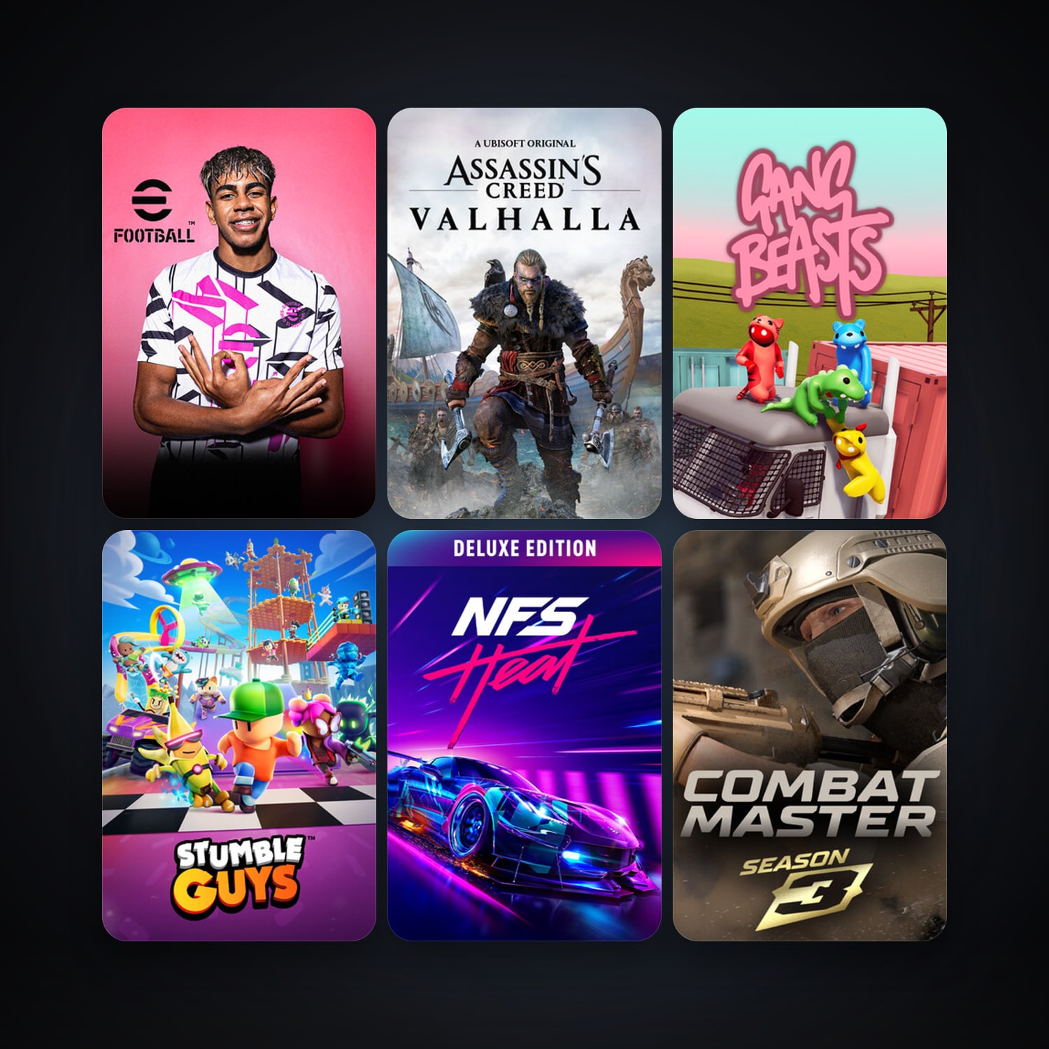 Free CS2 (No Prime) + Batman: Arkham Origins, 44 games, clean — HabibiAccounts