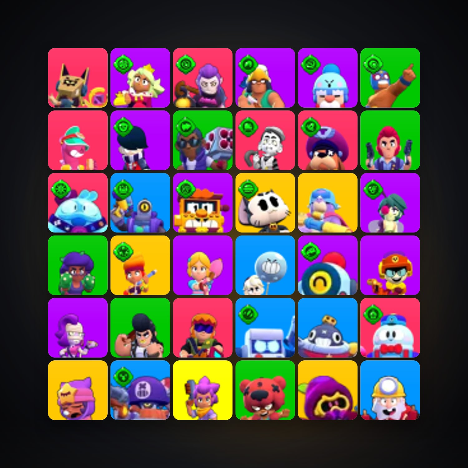 104 Brawlers | 36.2K Trophies — Supercell Account — HabibiAccounts
