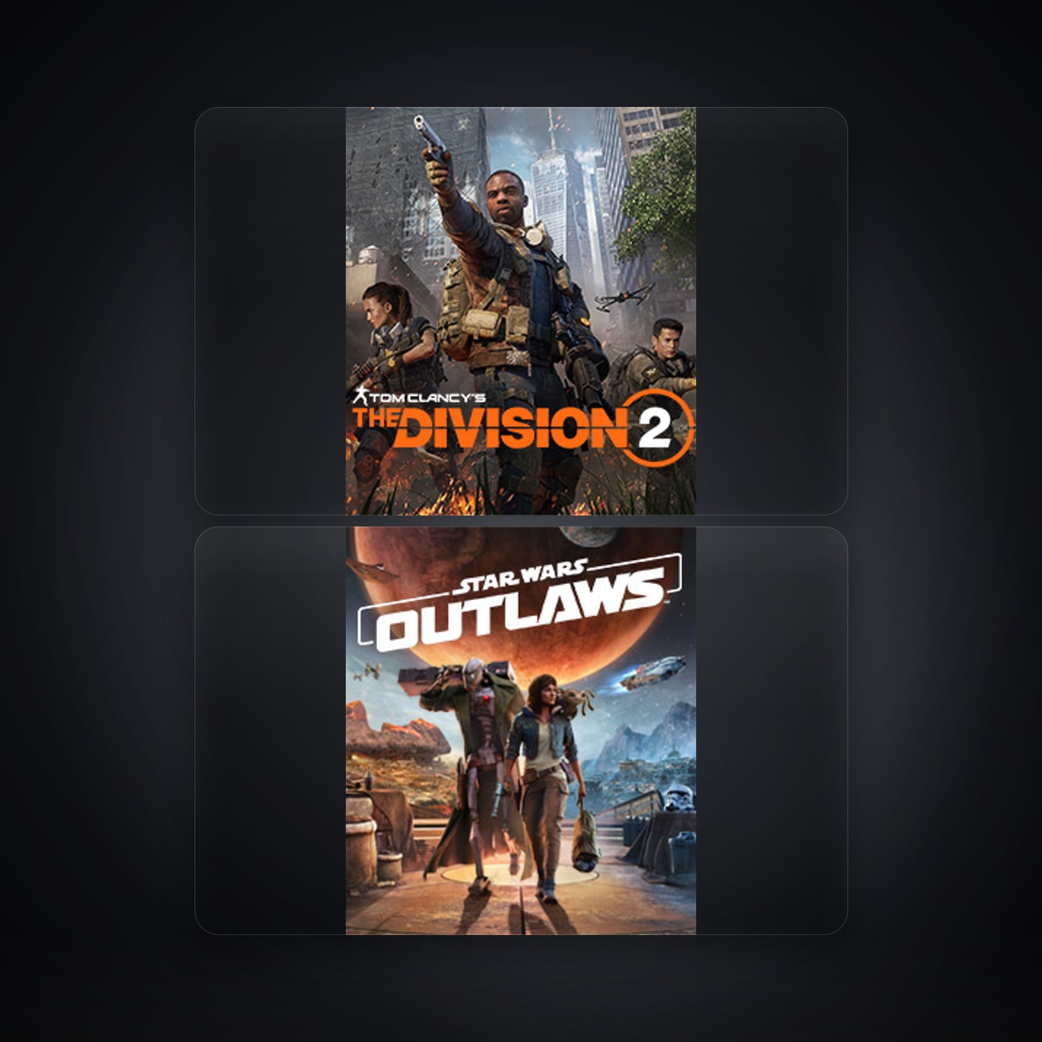 Ubisoft Tom Clancy's The Division 2 + Star Wars Outlaws — US — HabibiAccounts