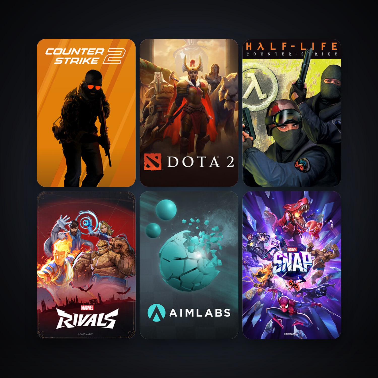 Counter-Strike + Day of Defeat, 13 games, Steam 10, clean — HabibiAccounts