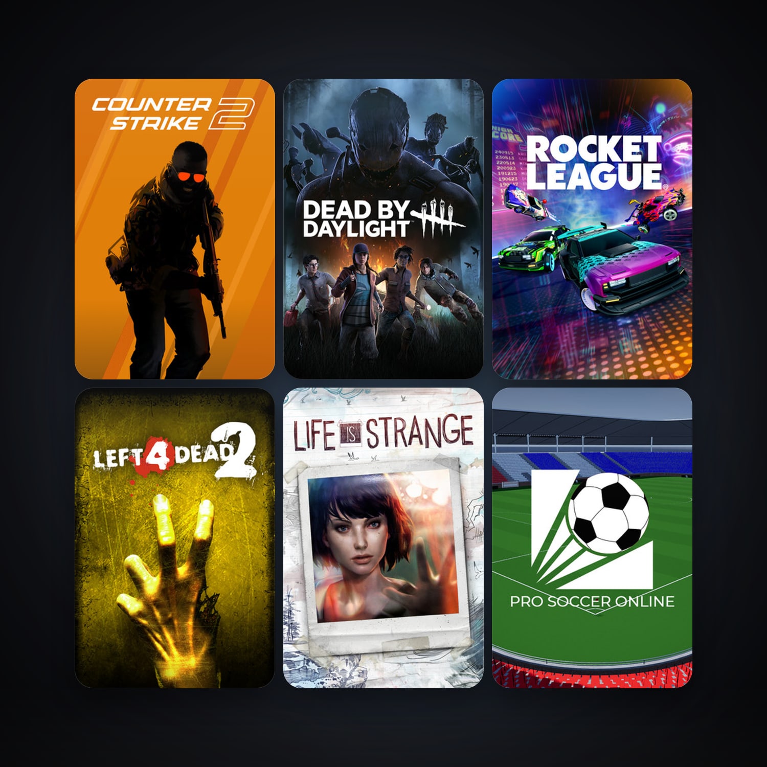 Left 4 Dead 2 + CS2 Prime, 144 games, Steam 22, clean — HabibiAccounts