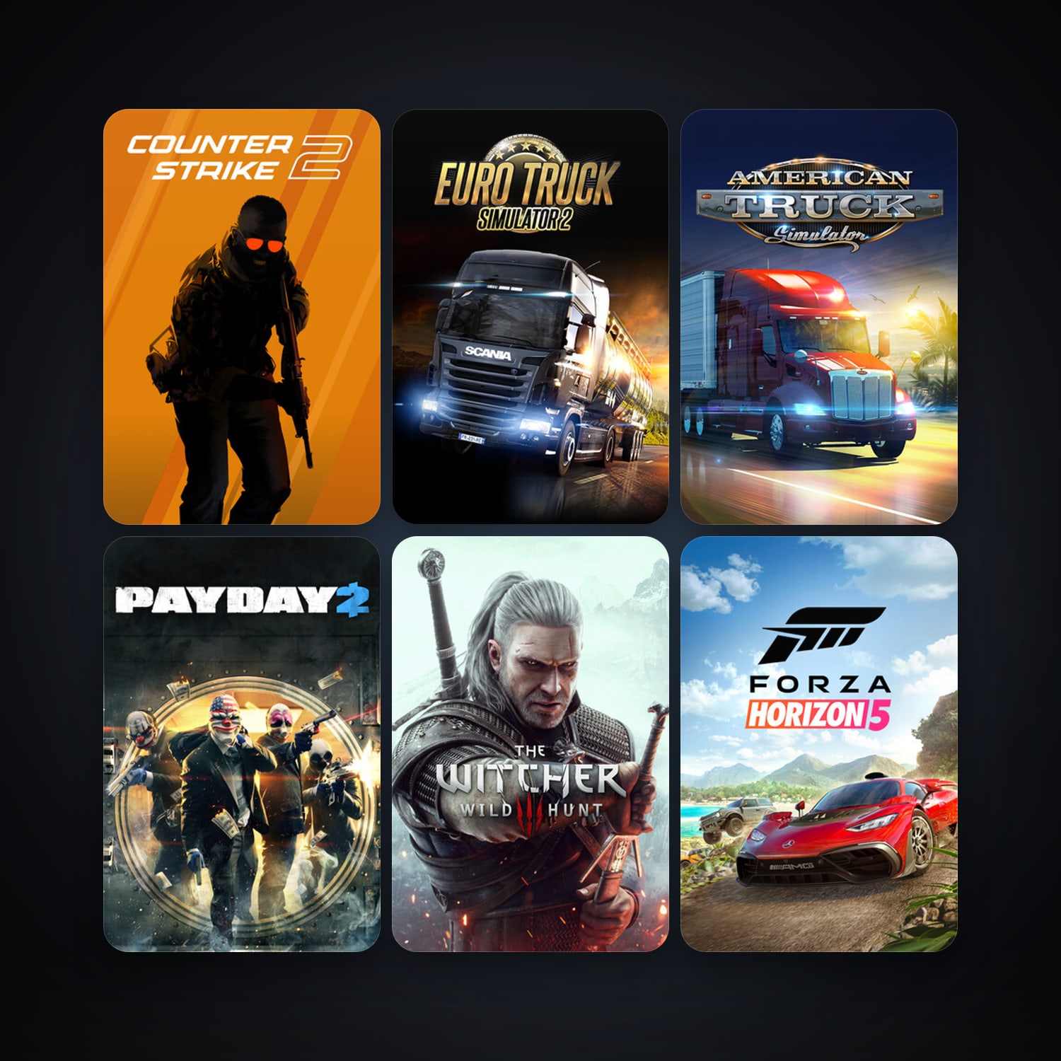 CS2 Prime + GRID 2, 19 games, Steam 15, clean — HabibiAccounts