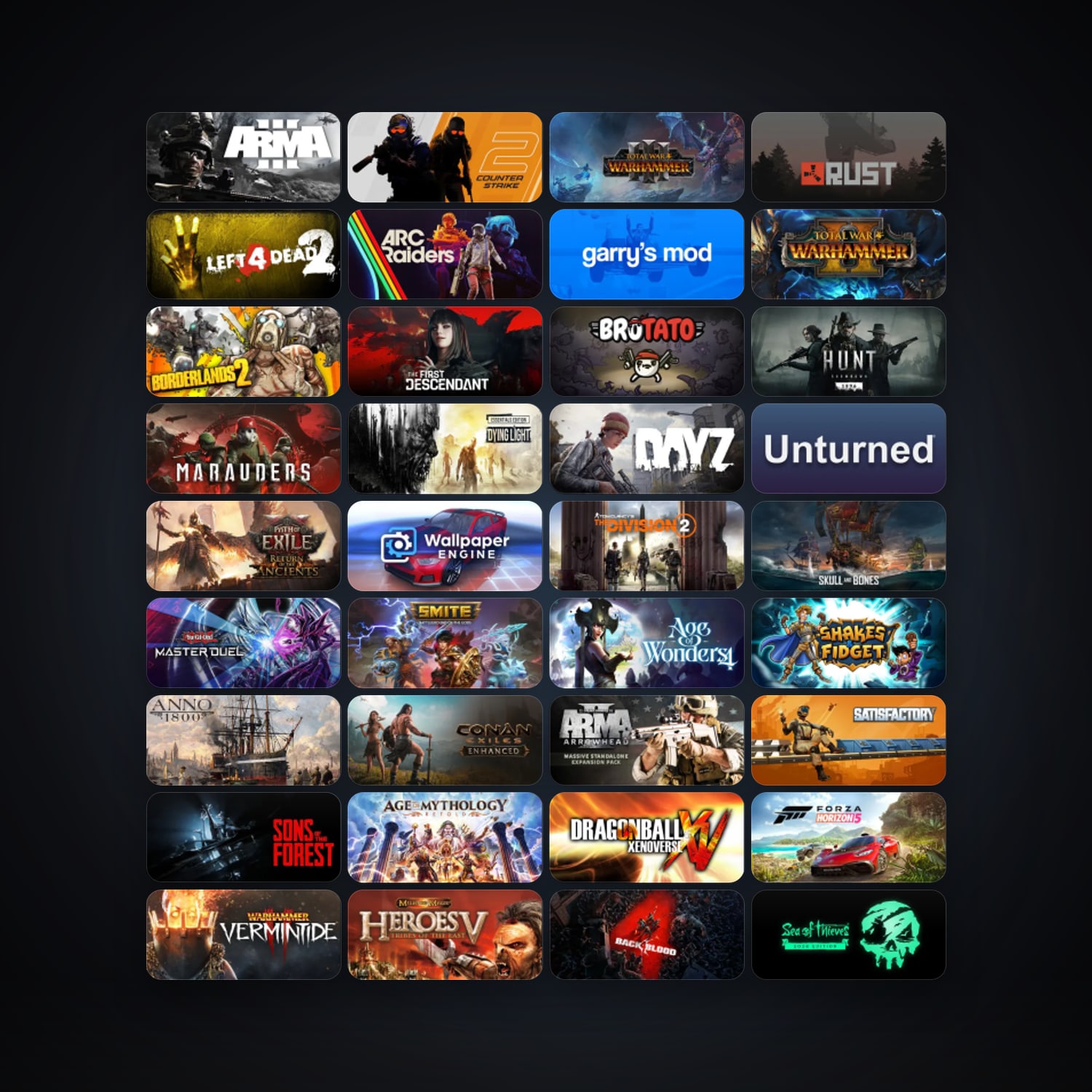 Steam 203 games, Steam 25, clean — HabibiAccounts