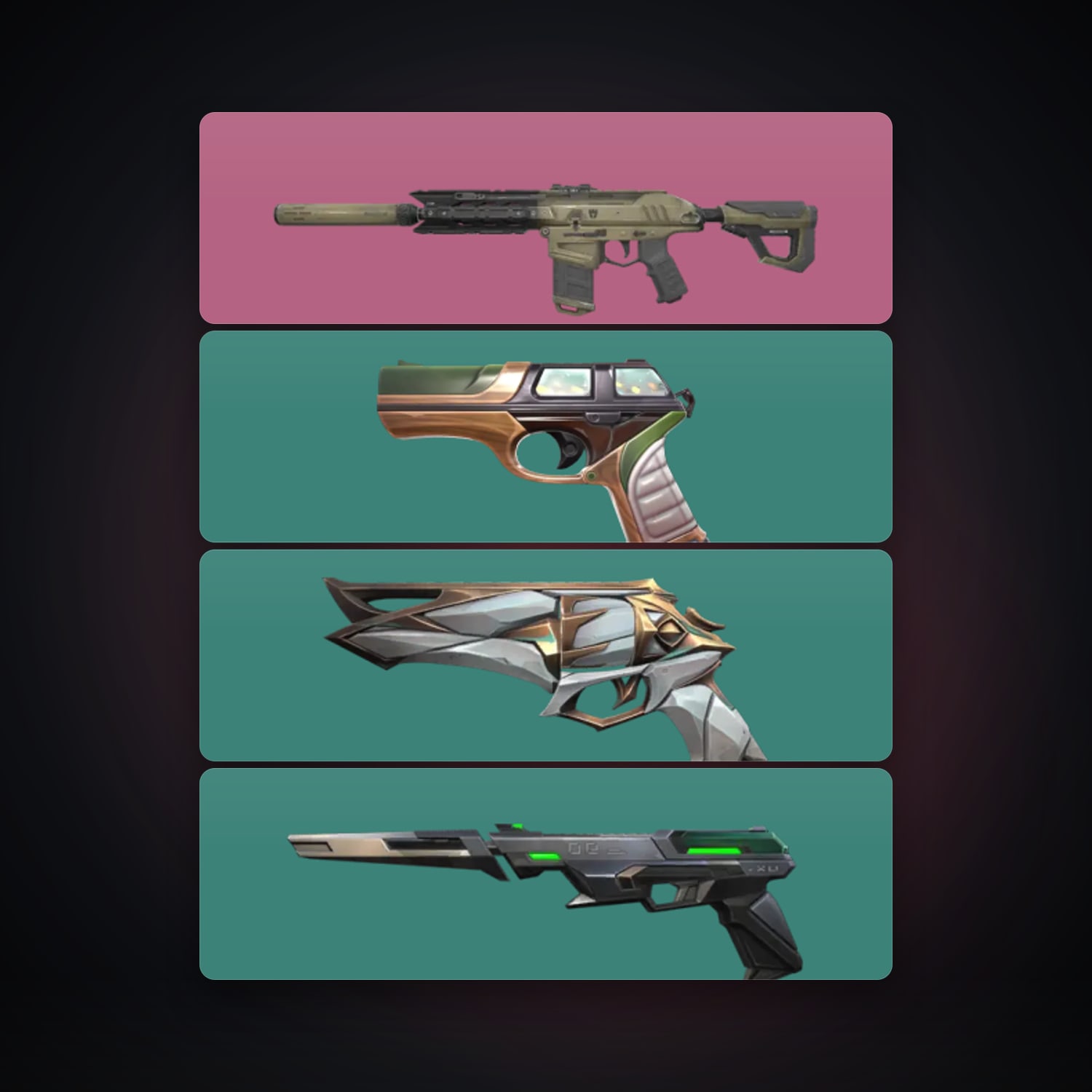 EU Gold 3 locker — 5 skins, lvl 109 — HabibiAccounts