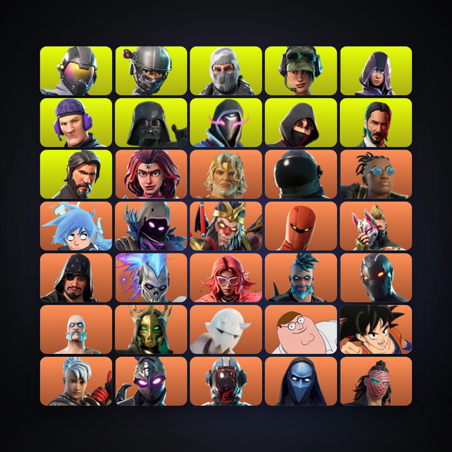 Valor — Zeus — 372 skins — 800 V-Bucks — lvl 2721 — HabibiAccounts