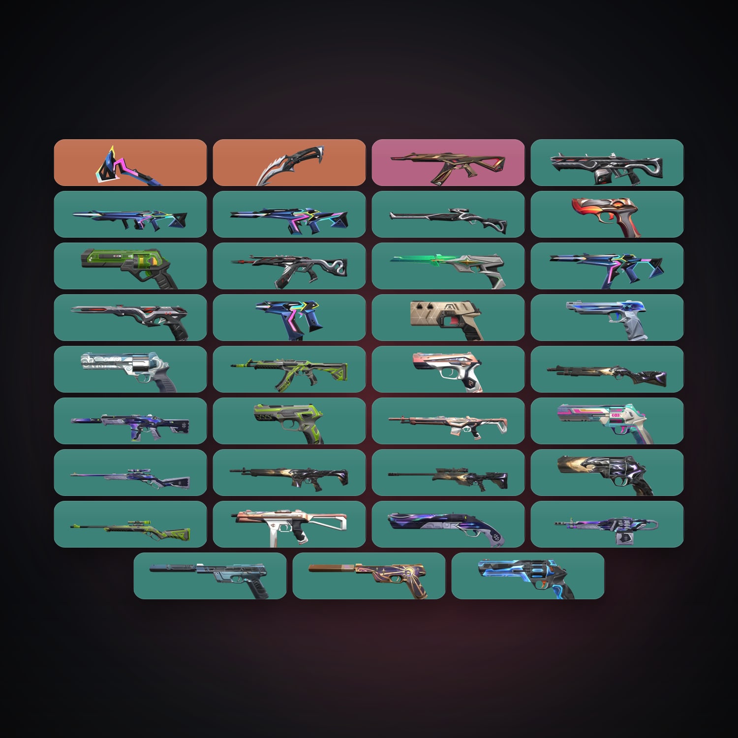 EU Plat 1 locker — 2 knives, 35 skins, lvl 200 — HabibiAccounts