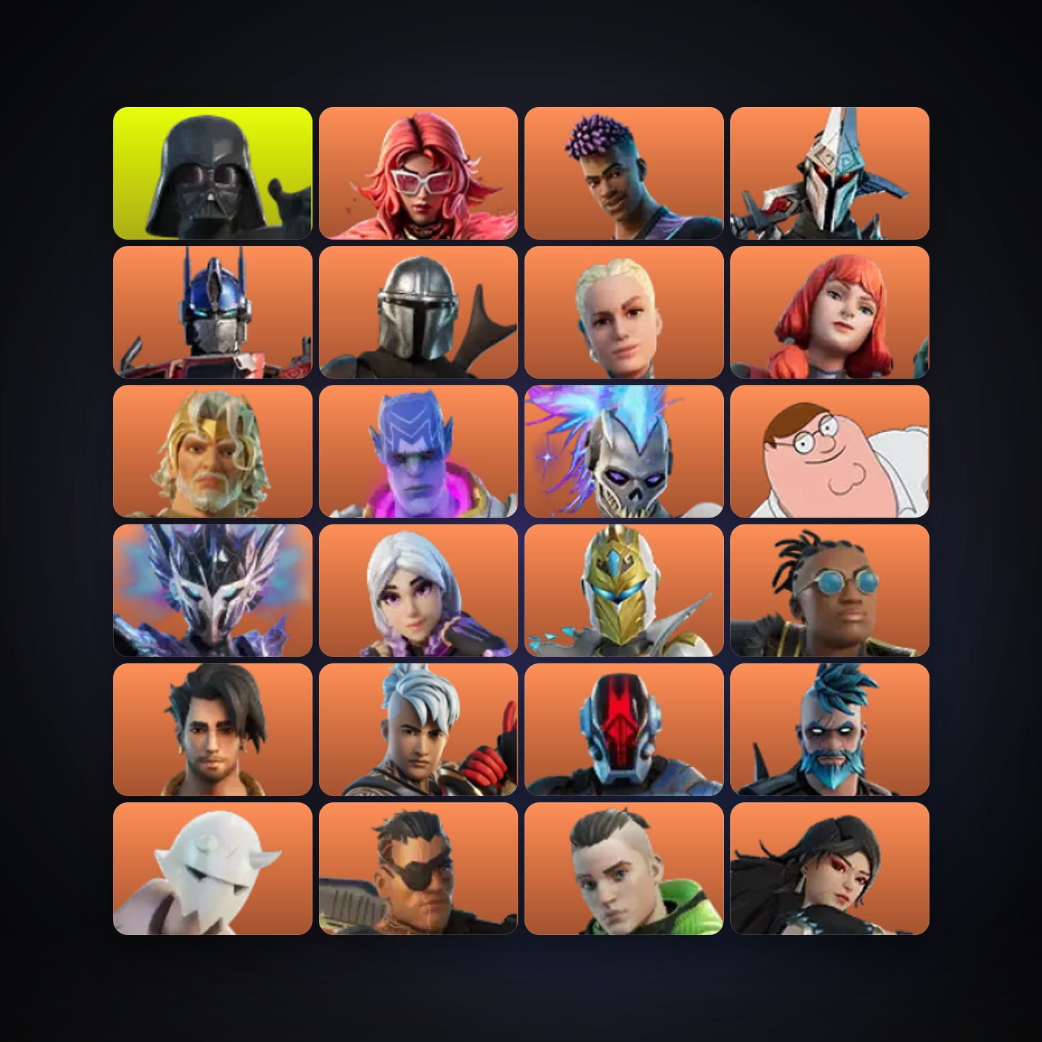 Valeria — Fade — 225 skins — 2.5K V-Bucks — lvl 3913 — HabibiAccounts