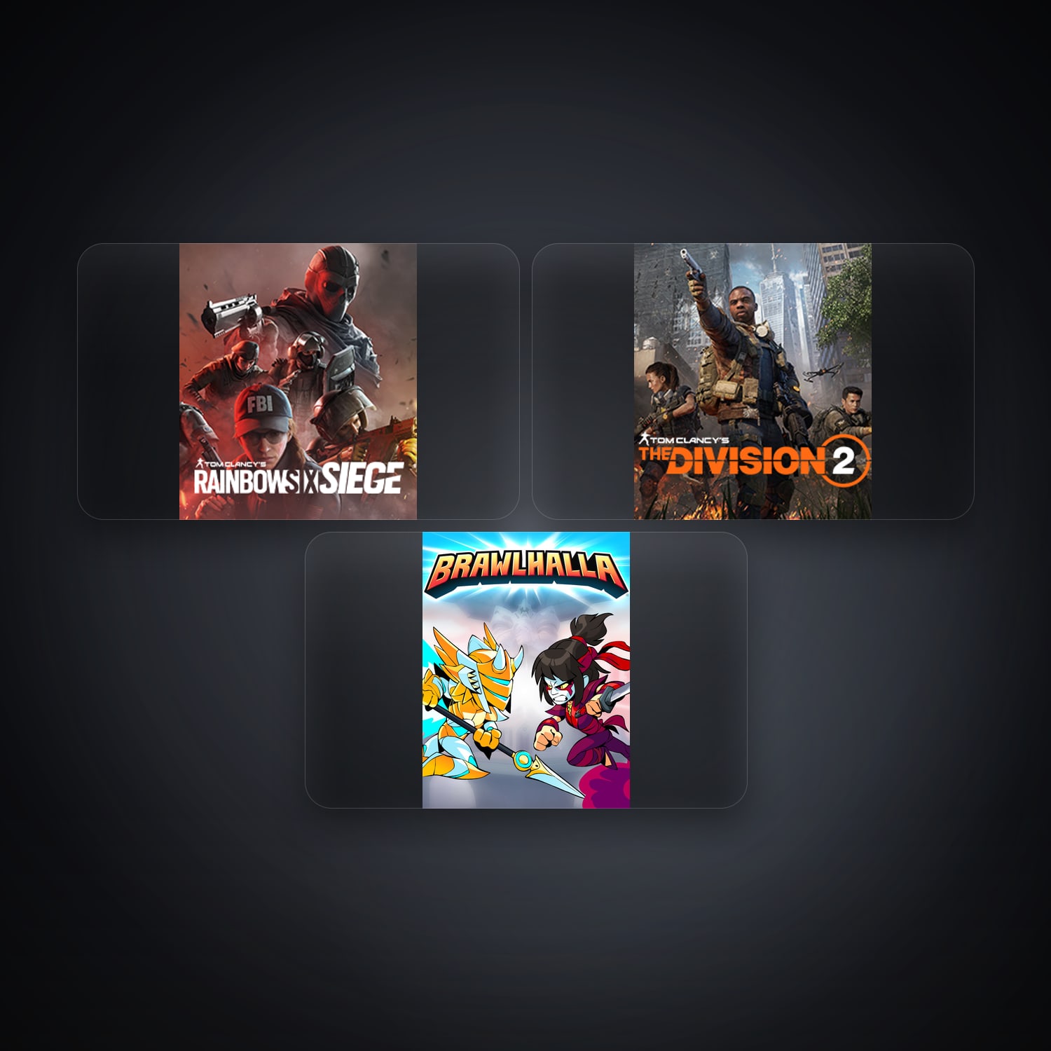Ubisoft Tom Clancy's Rainbow Six Siege + Tom Clancy's The Division 2 — US — 4 games — HabibiAccounts