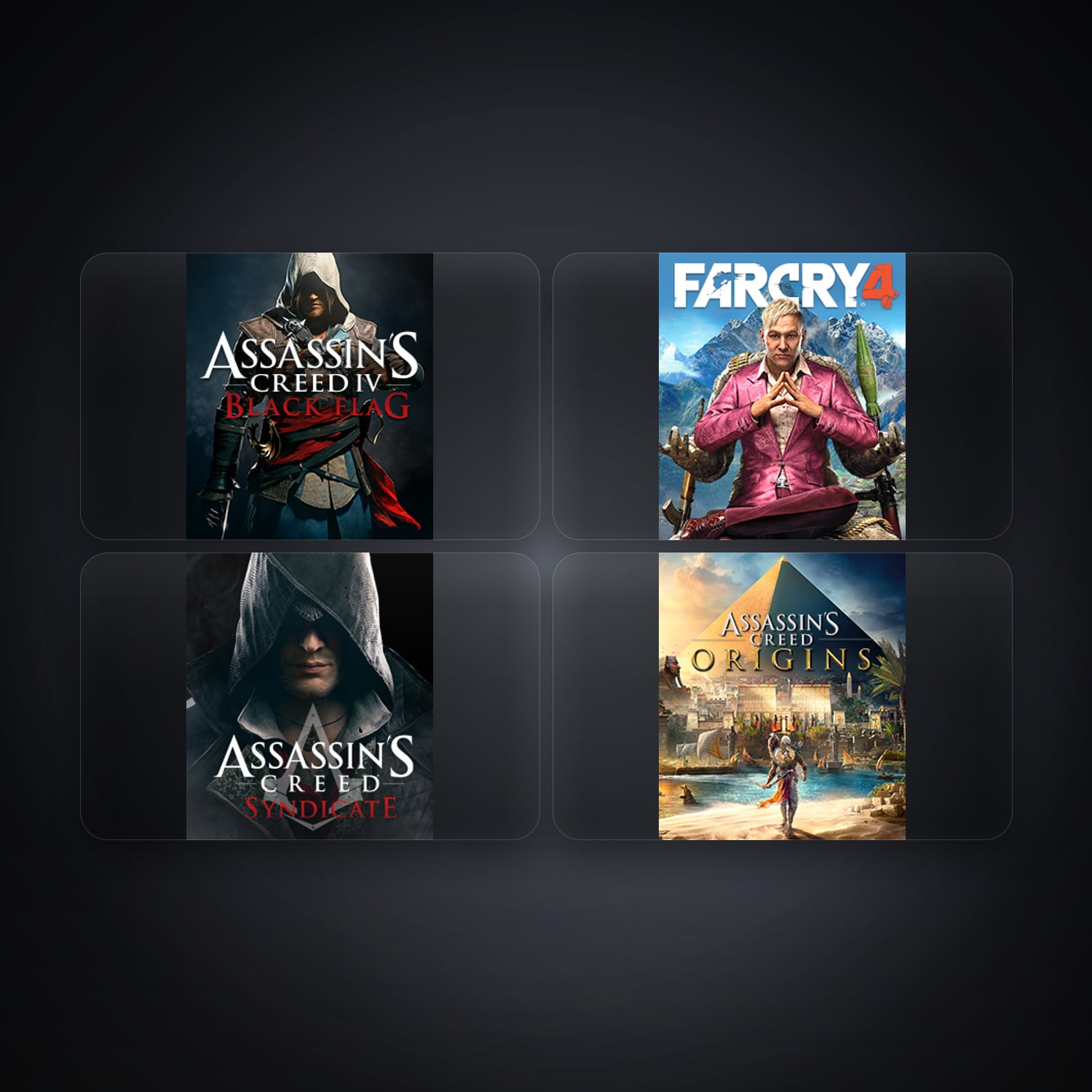 Ubisoft Assassin’s Creed IV Black Flag + Far Cry 4 — BR — 4 games — HabibiAccounts