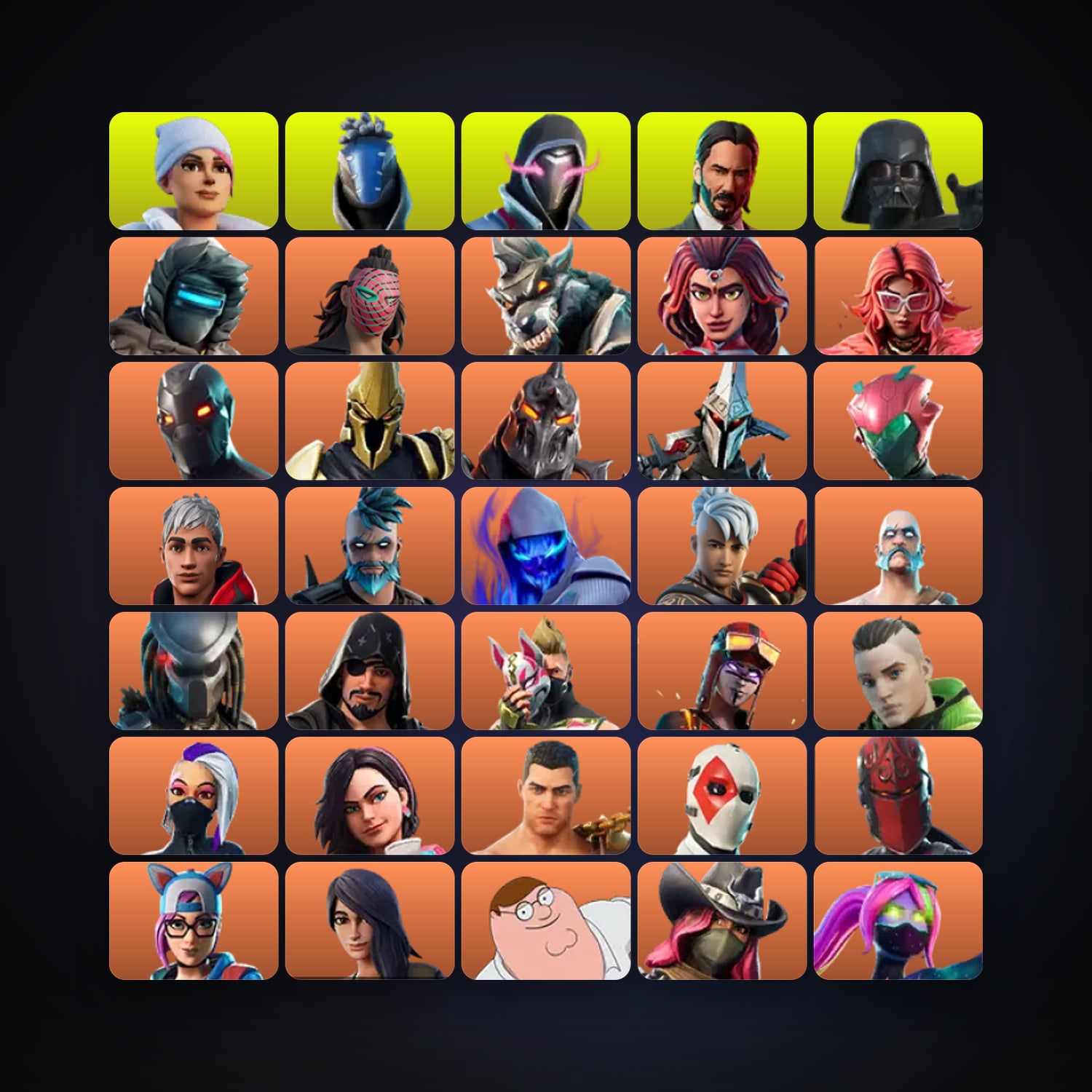 Zenith — Kado Thorne — 261 skins — 950 V-Bucks — lvl 2917 — HabibiAccounts