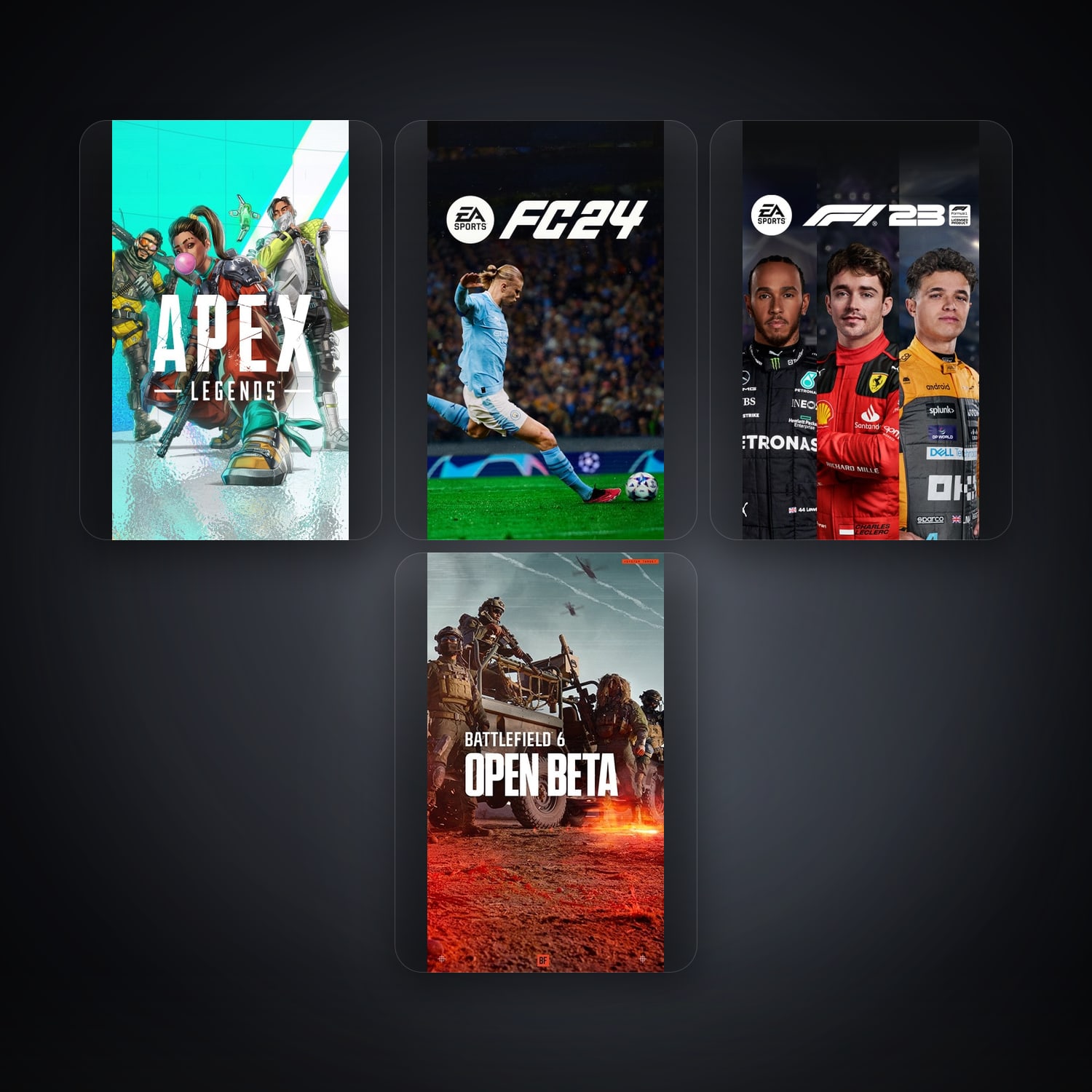 هالحساب إي إيه فيه Apex Legends وBattlefield 4، FR، 9 ألعاب — HabibiAccounts