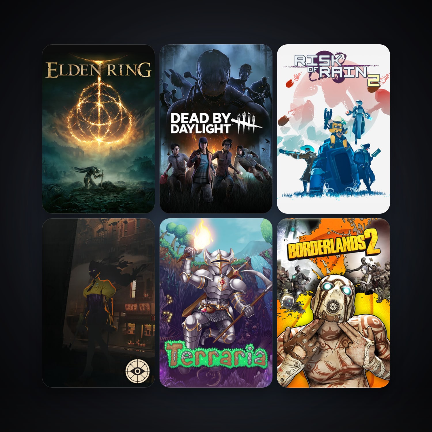 Borderlands 2 + Terraria, 226 games, clean — HabibiAccounts