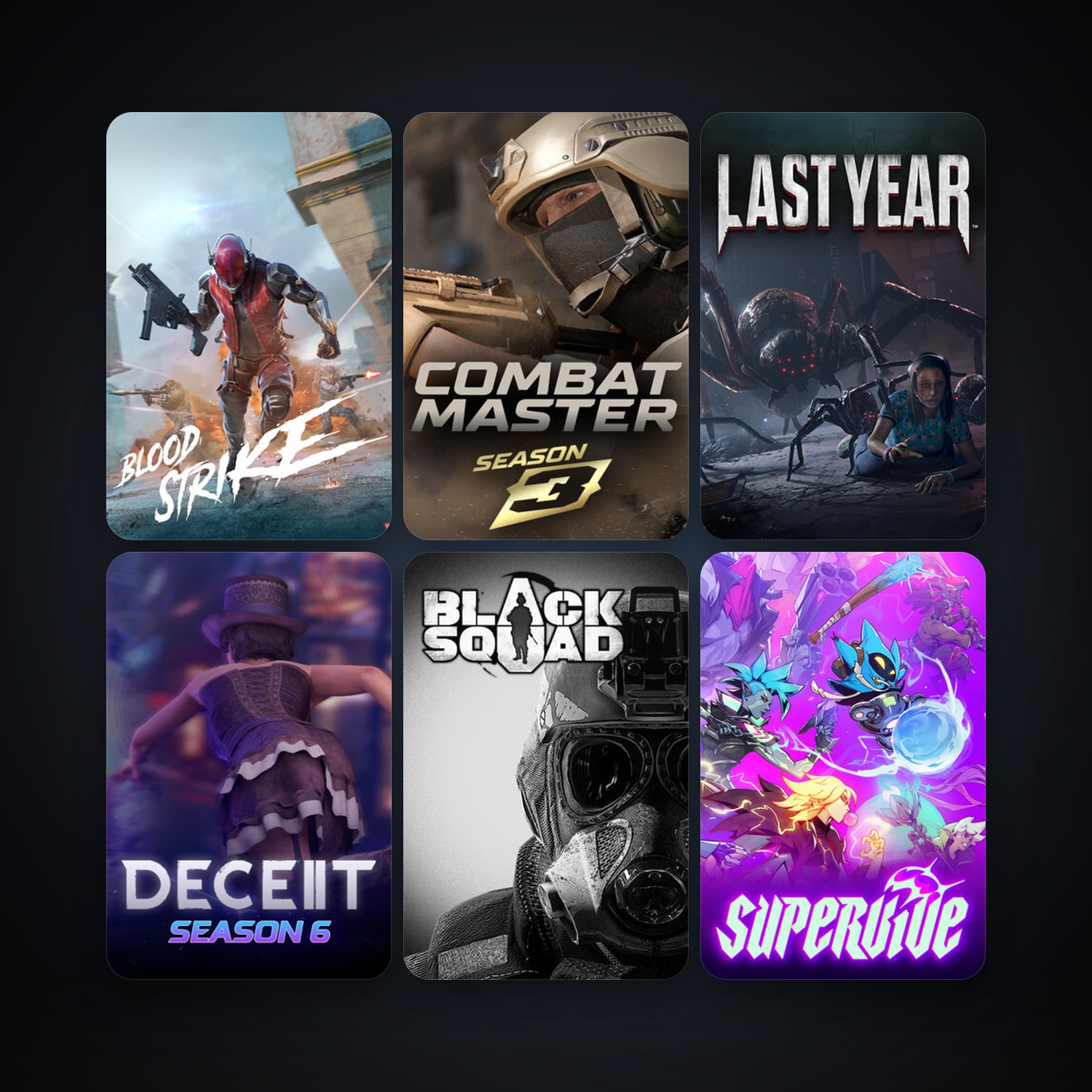 Black Squad + Last Year, 16 games, clean — HabibiAccounts