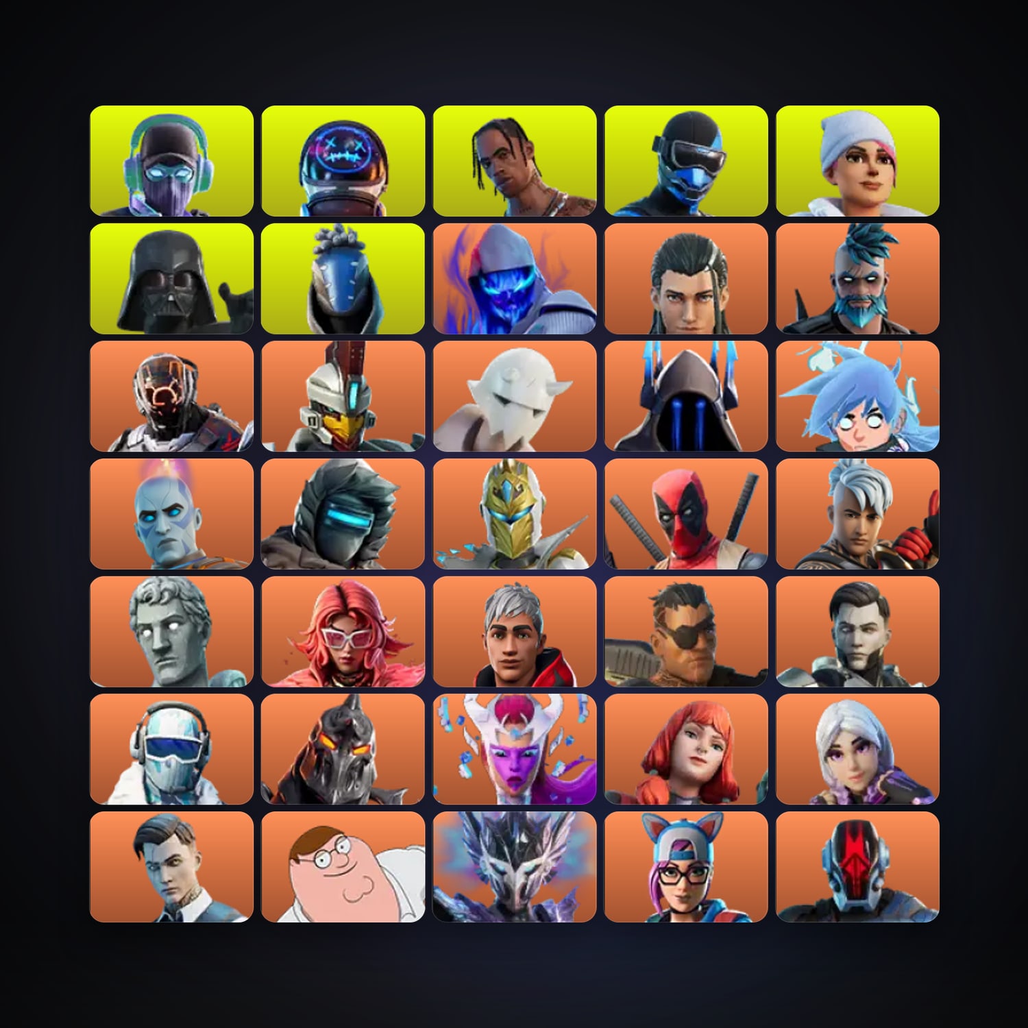Fusion — The Ageless — 250 skins — 1.1K V-Bucks — lvl 4058 — HabibiAccounts