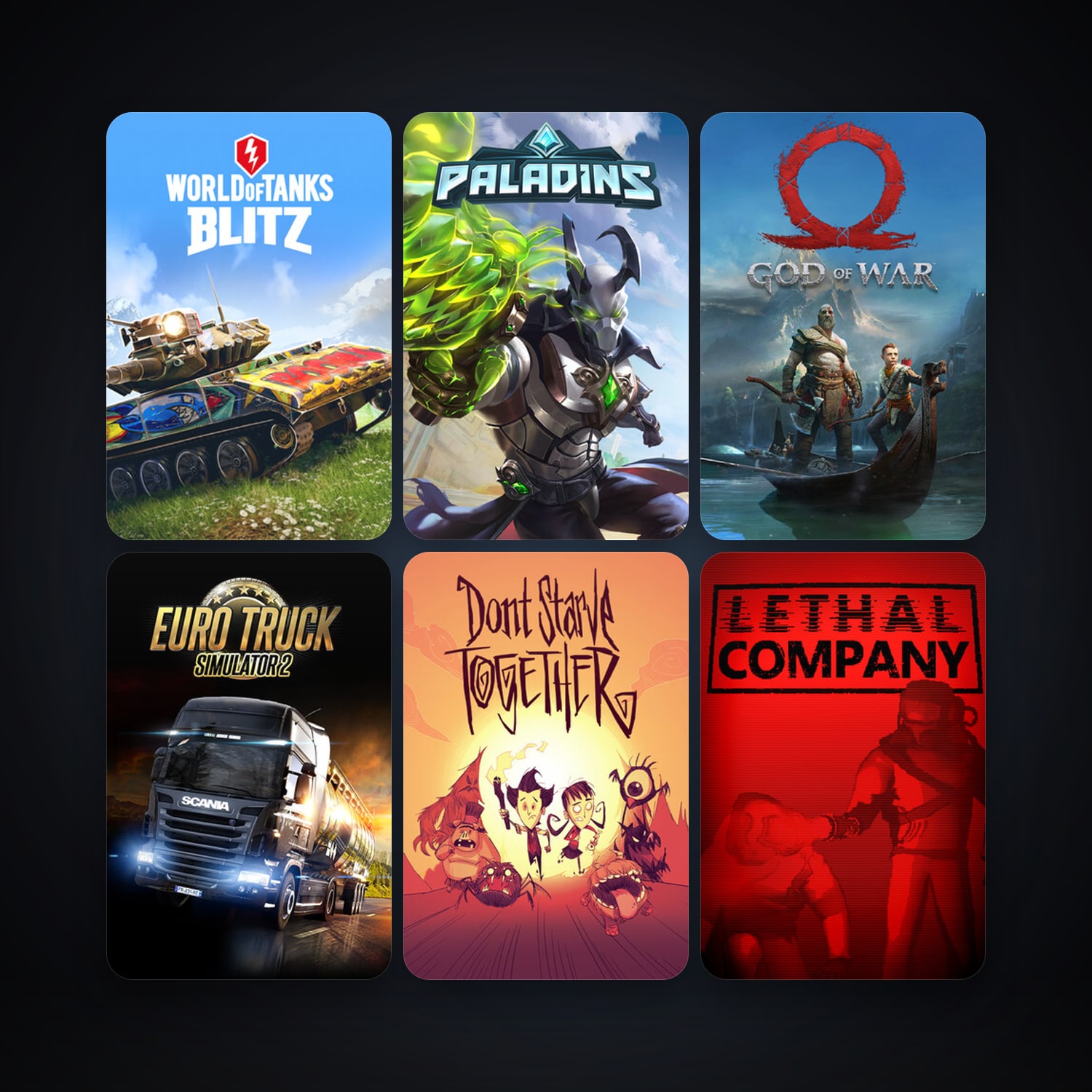 Euro Truck Simulator 2 + Don't Starve Together, 84 games, clean — HabibiAccounts
