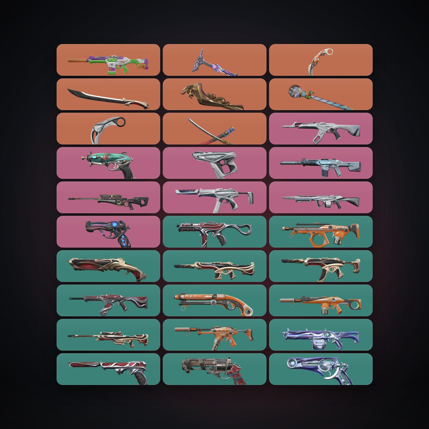 AP Silver 2 locker — 7 knives, 47 skins, lvl 61 — HabibiAccounts