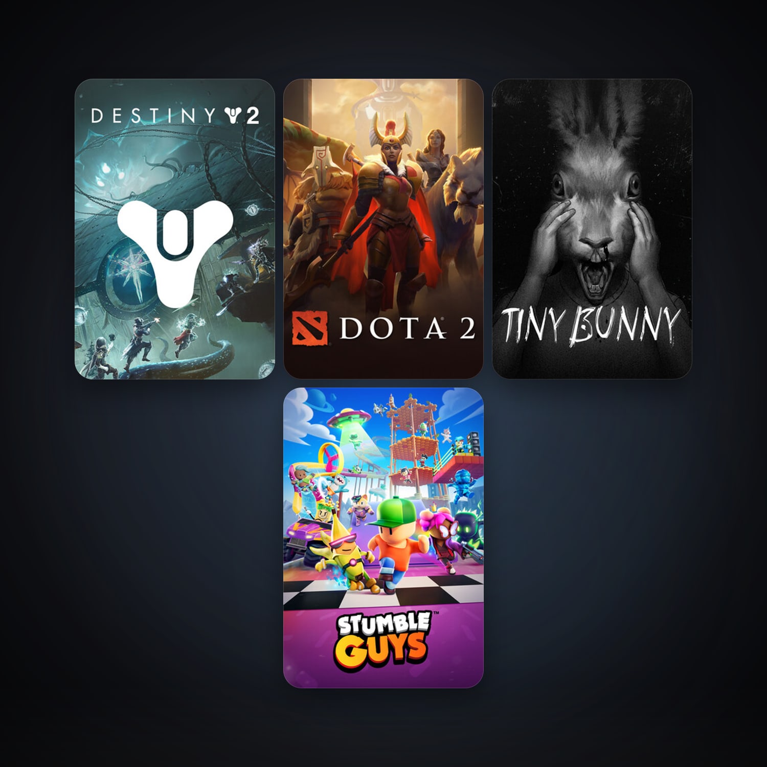 Dota 2 + Destiny 2, 12 games, clean — HabibiAccounts