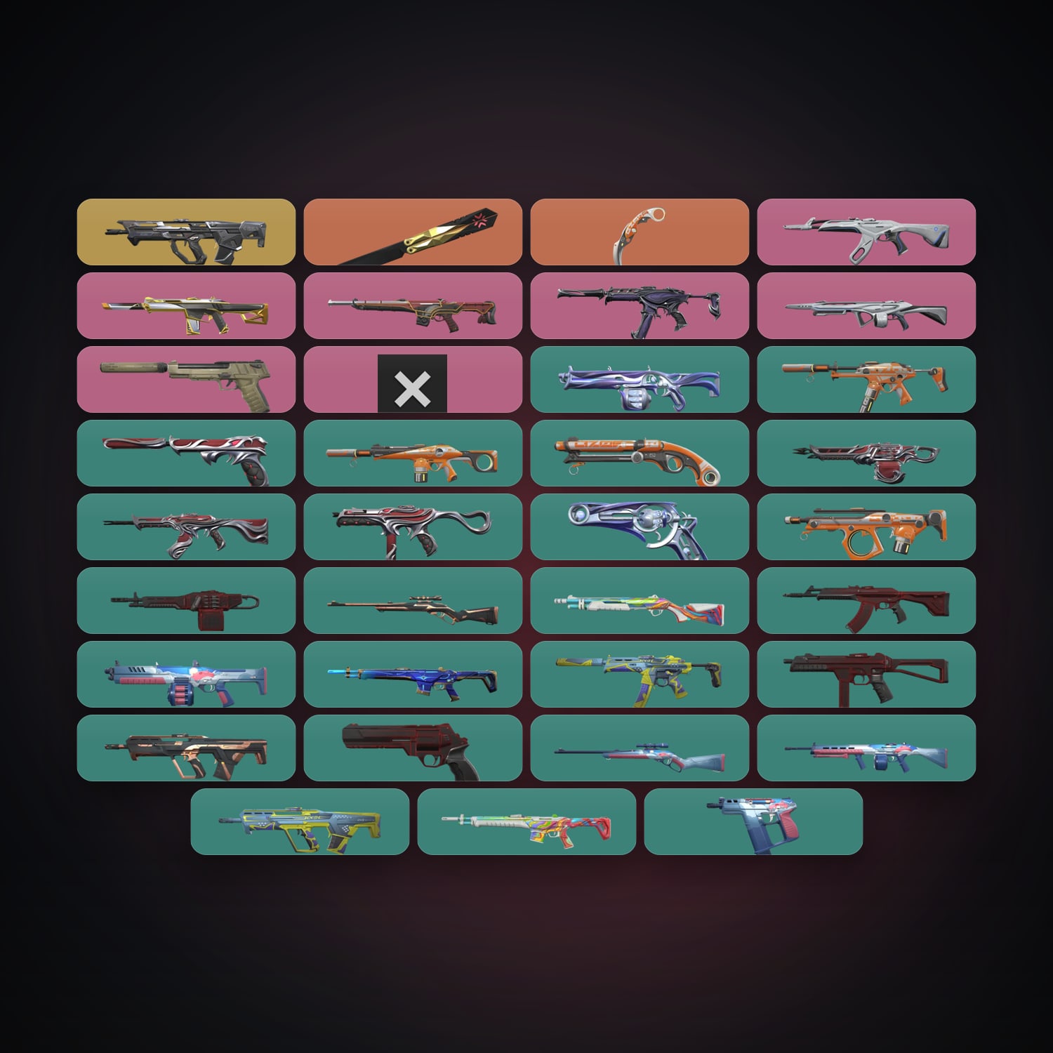 NA Bronze 1 locker — 2 knives, 37 skins, lvl 50 — HabibiAccounts