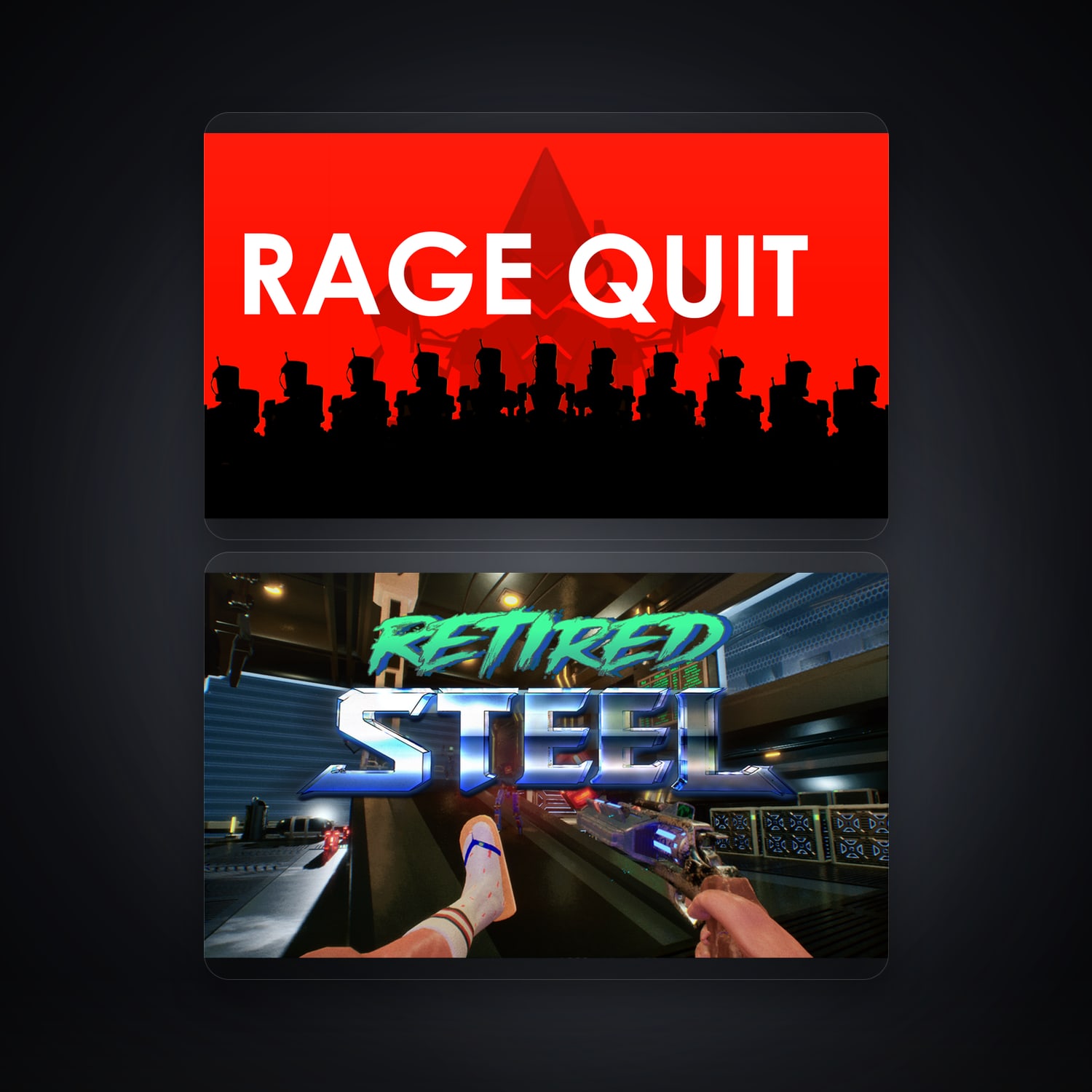 Epic Rage Quit + Retired Steel — RO — HabibiAccounts