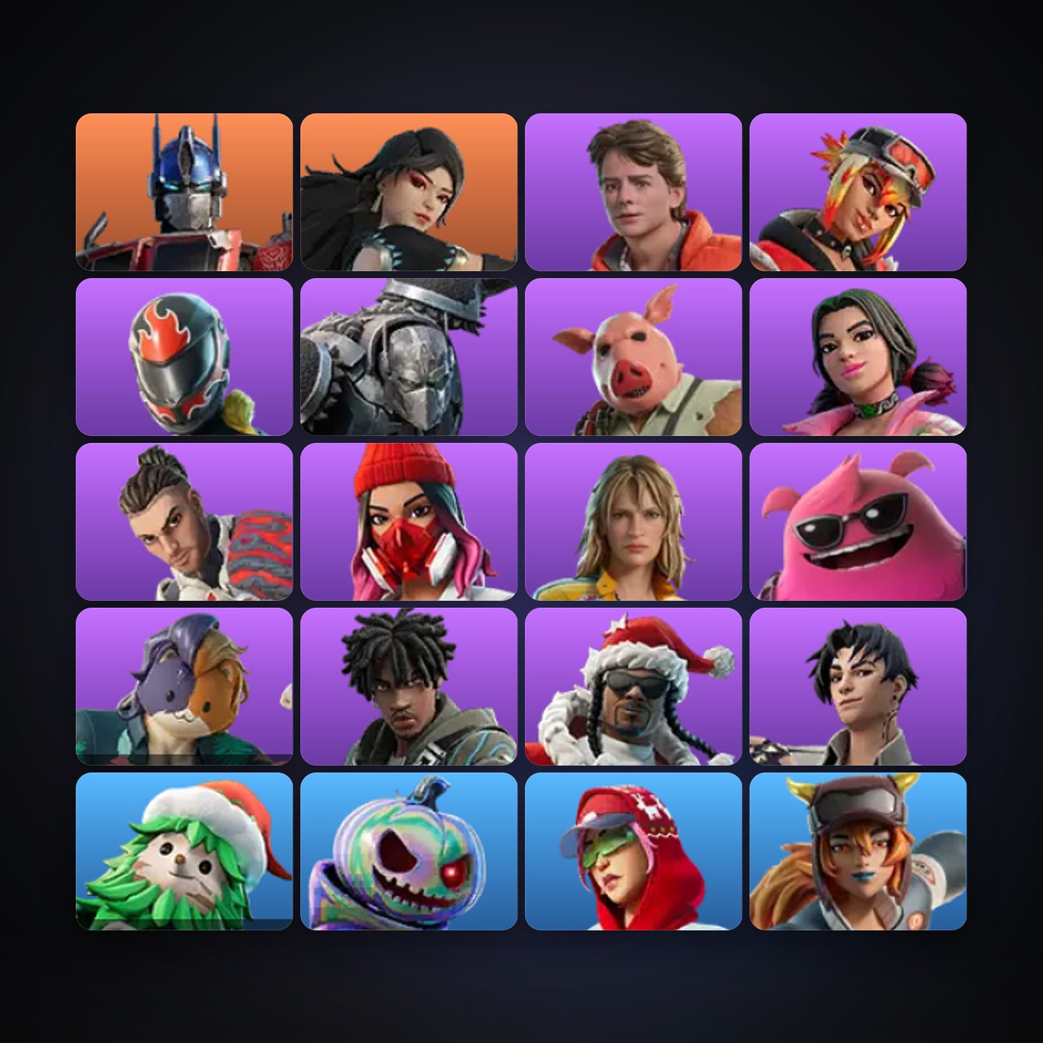 Optimus Prime — Era — 25 skins — 800 V-Bucks — lvl 908 — HabibiAccounts