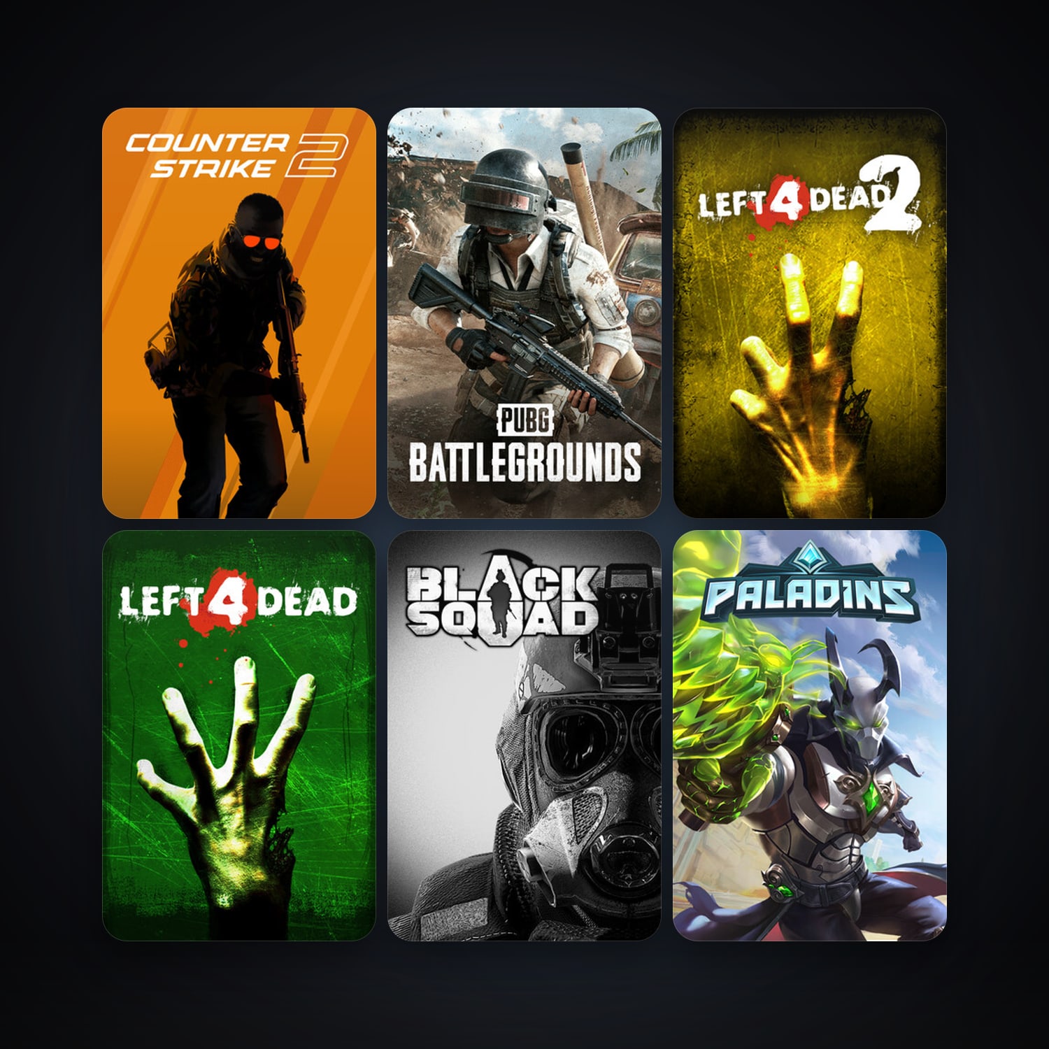 Left 4 Dead + Left 4 Dead 2, 15 games, clean — HabibiAccounts
