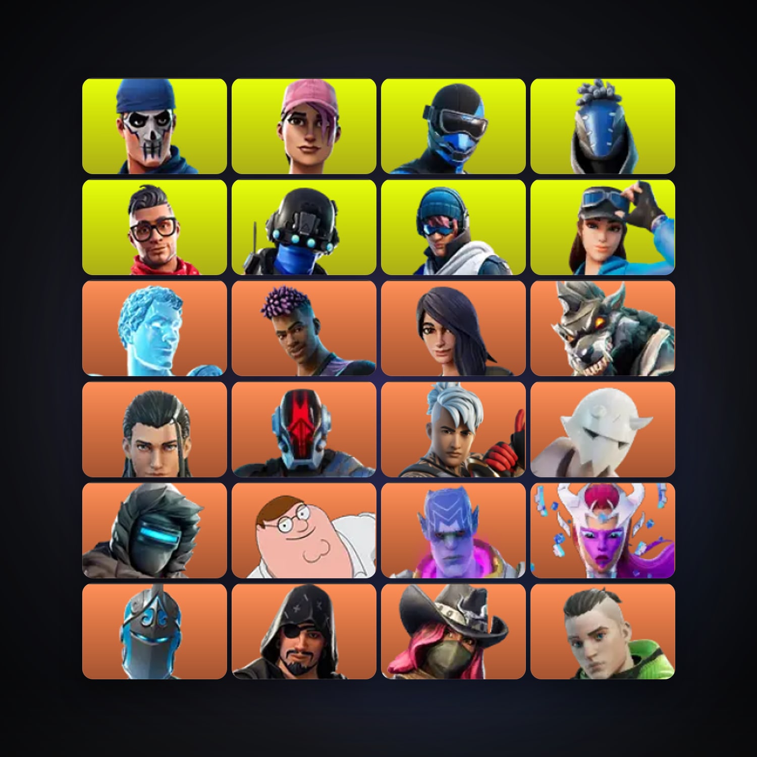 Frozen Love Ranger — Fade — 281 skins — 450 V-Bucks — lvl 2419 — HabibiAccounts