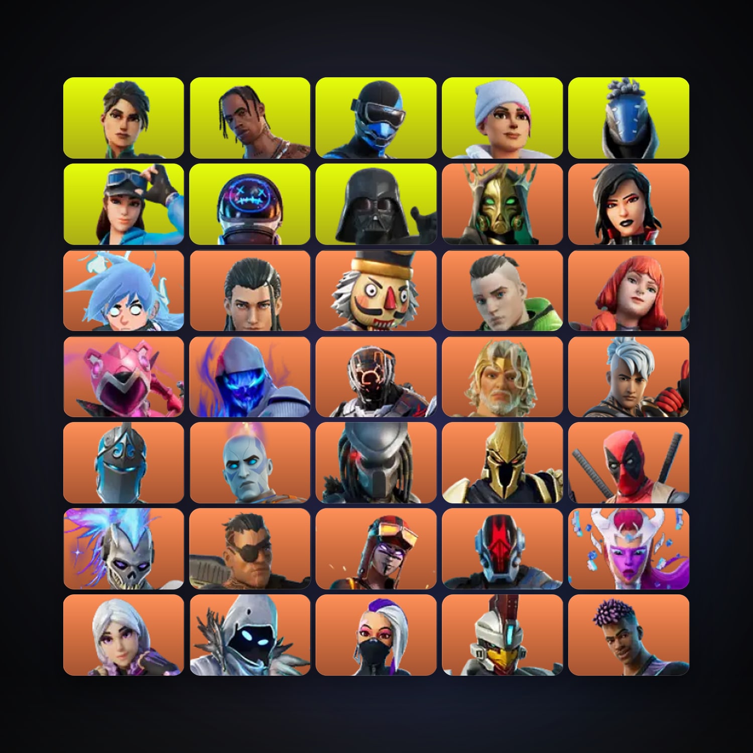 Hades — Sorana — 507 skins — 1.4K V-Bucks — lvl 7261 — HabibiAccounts
