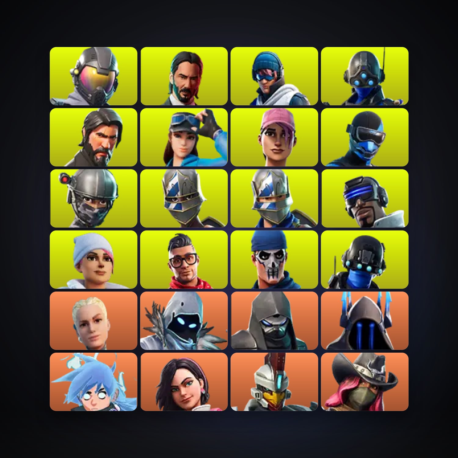 Paradigm (Reality-659) — Frozen Raven — 308 skins — 1.1K V-Bucks — lvl 4182 — HabibiAccounts