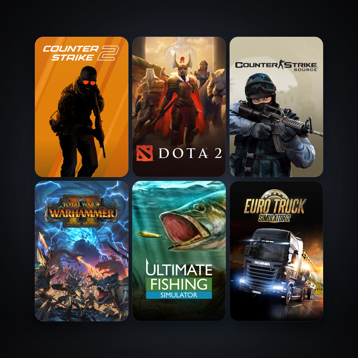 Counter-Strike: Source + Dota 2, 15 games, Steam 15, clean — HabibiAccounts
