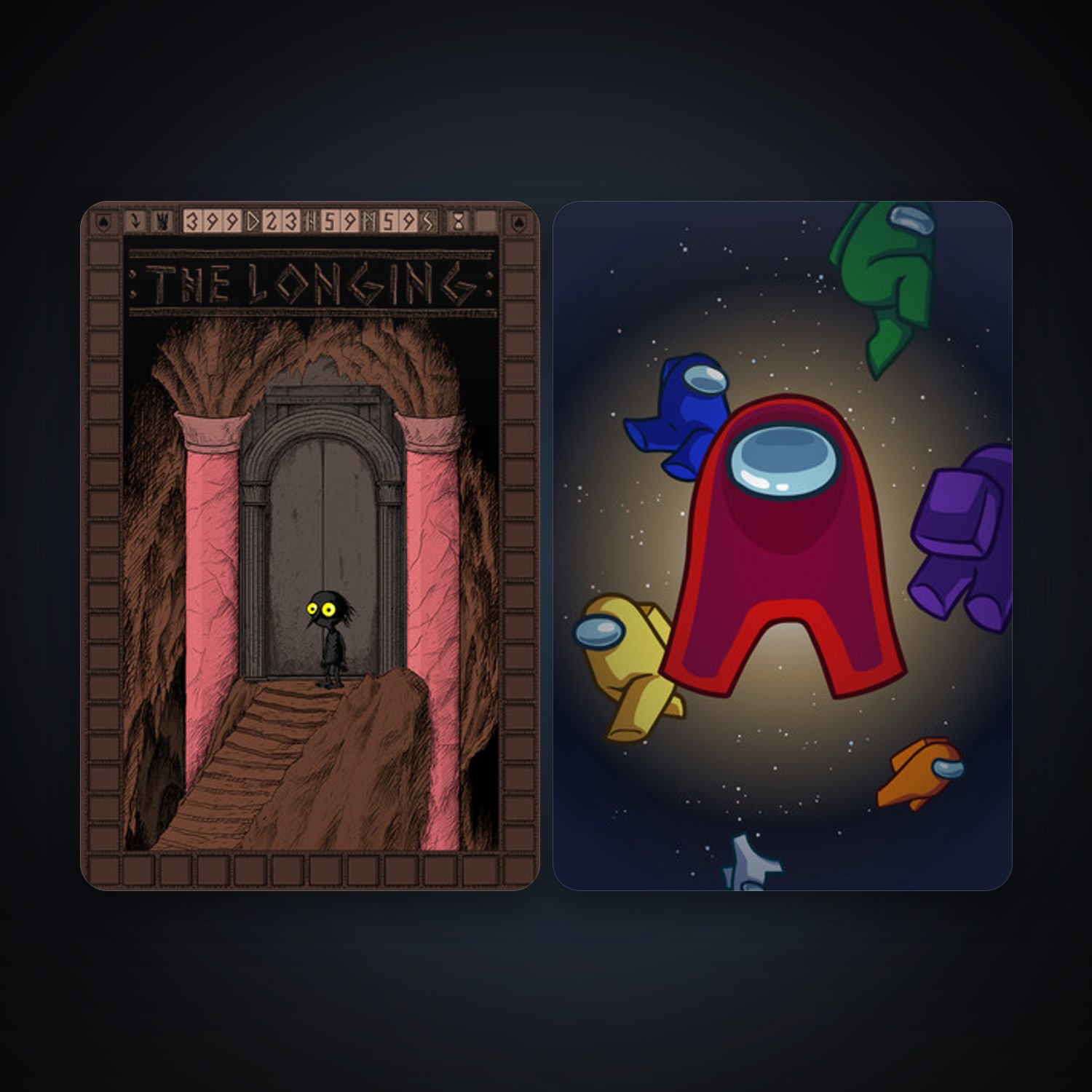 THE LONGING + Among Us, 2 games, clean — HabibiAccounts