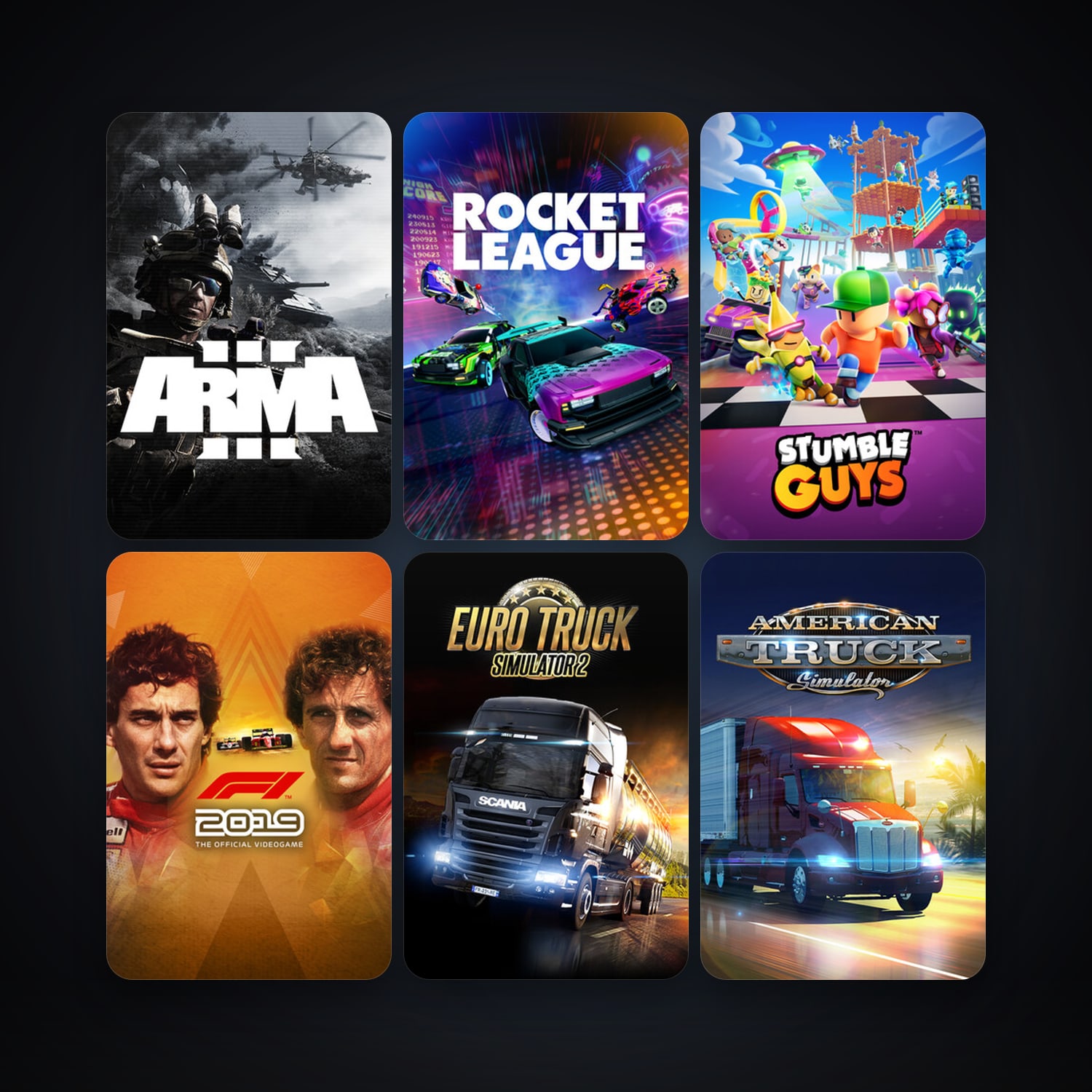 Grand Theft Auto: San Andreas + Arma 3, 53 games, clean — HabibiAccounts